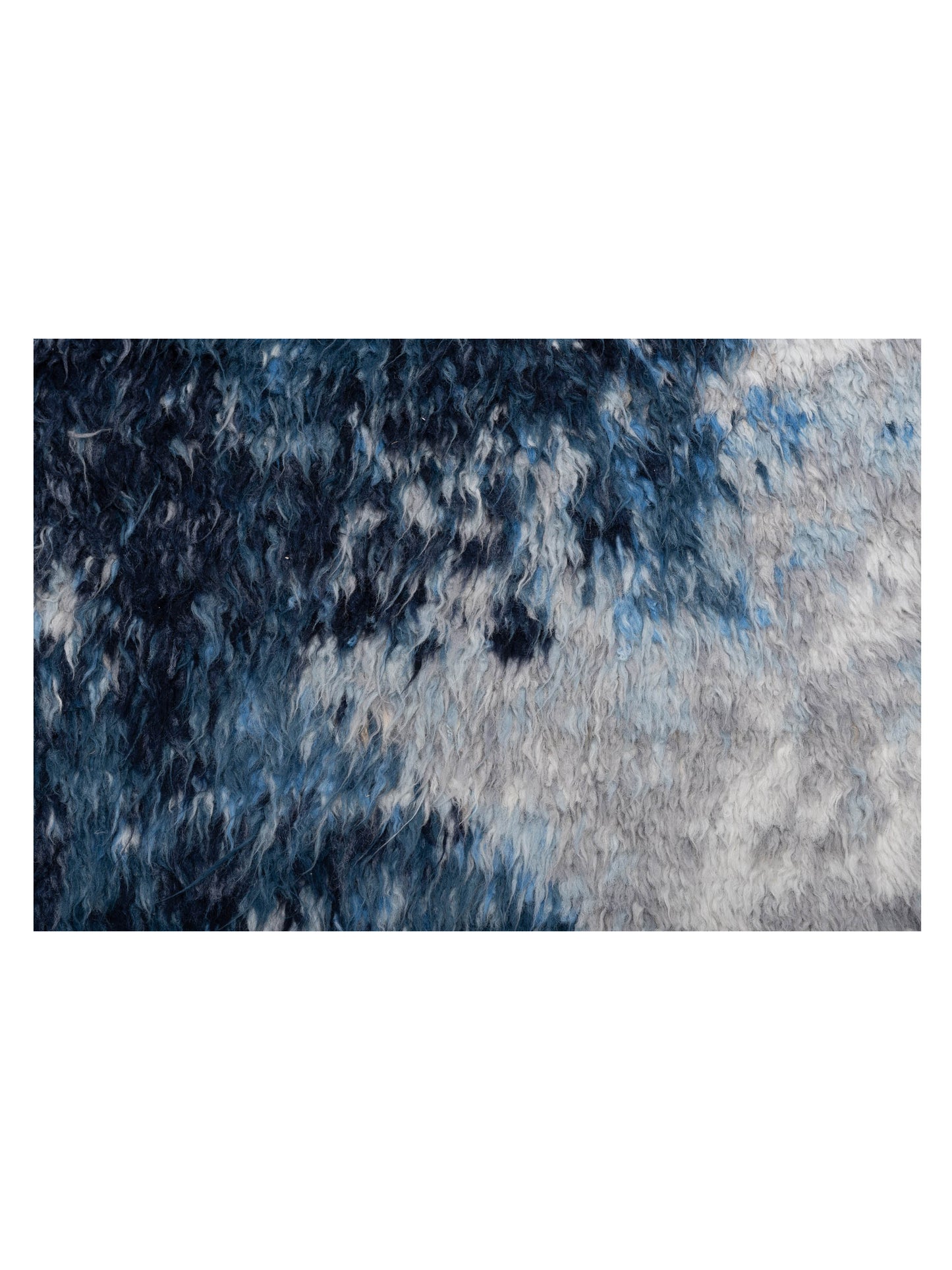 Atlas Myra Ivory Dark Blue 8.3x10.2 Hand Knotted Rug