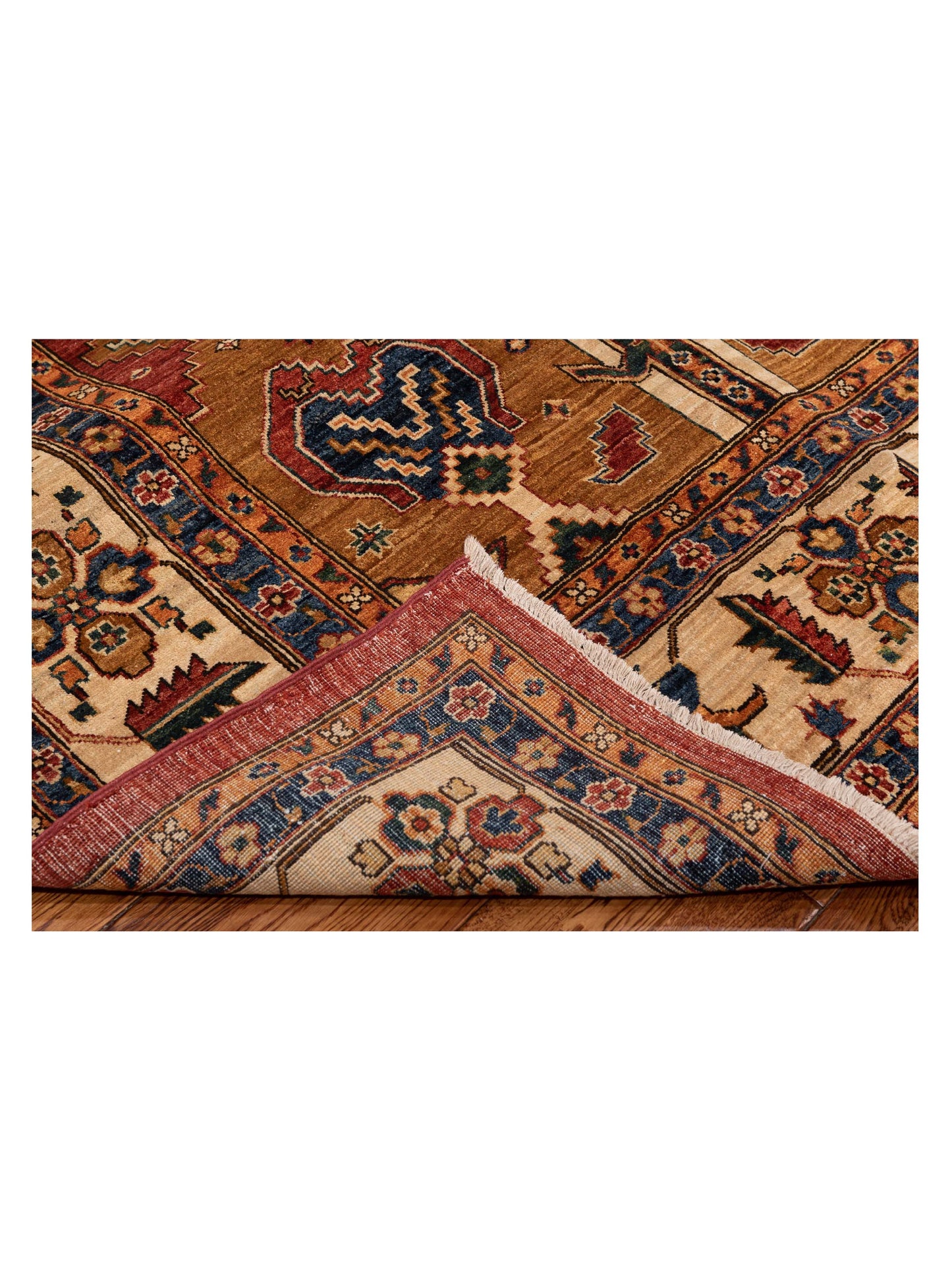 Akcha 127686 Red Ivory 8.10x12.2 Hand Knotted Rug