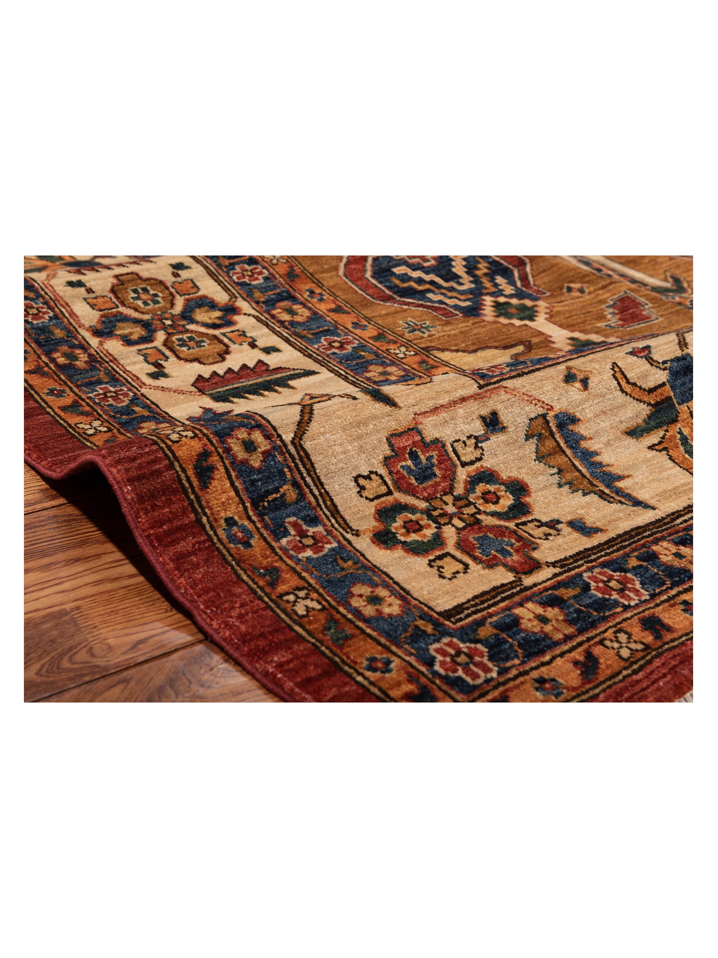 Akcha 127686 Red Ivory 8.10x12.2 Hand Knotted Rug