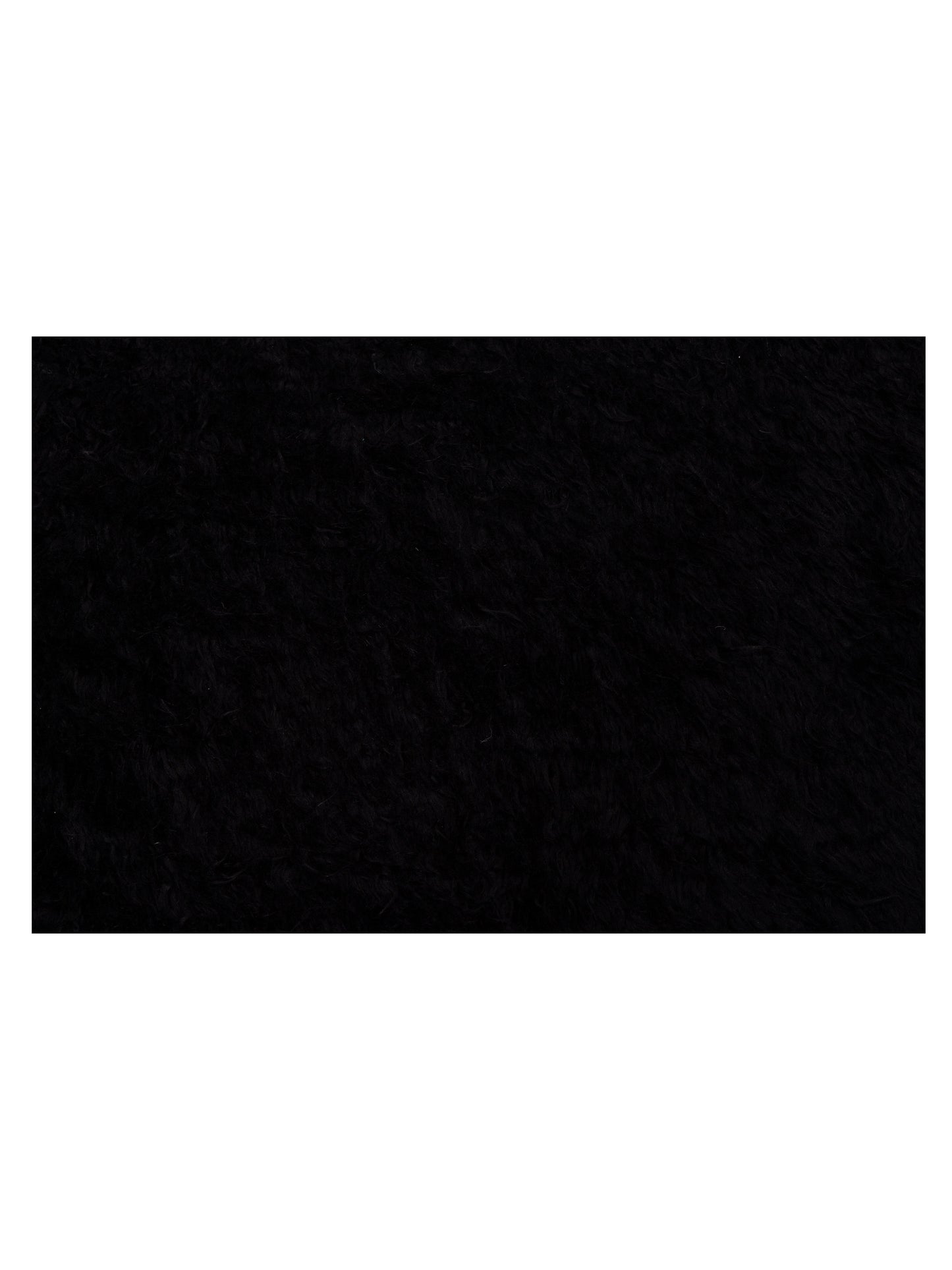 Berber Efes Black Black 11.9x15.2 Hand Knotted Rug