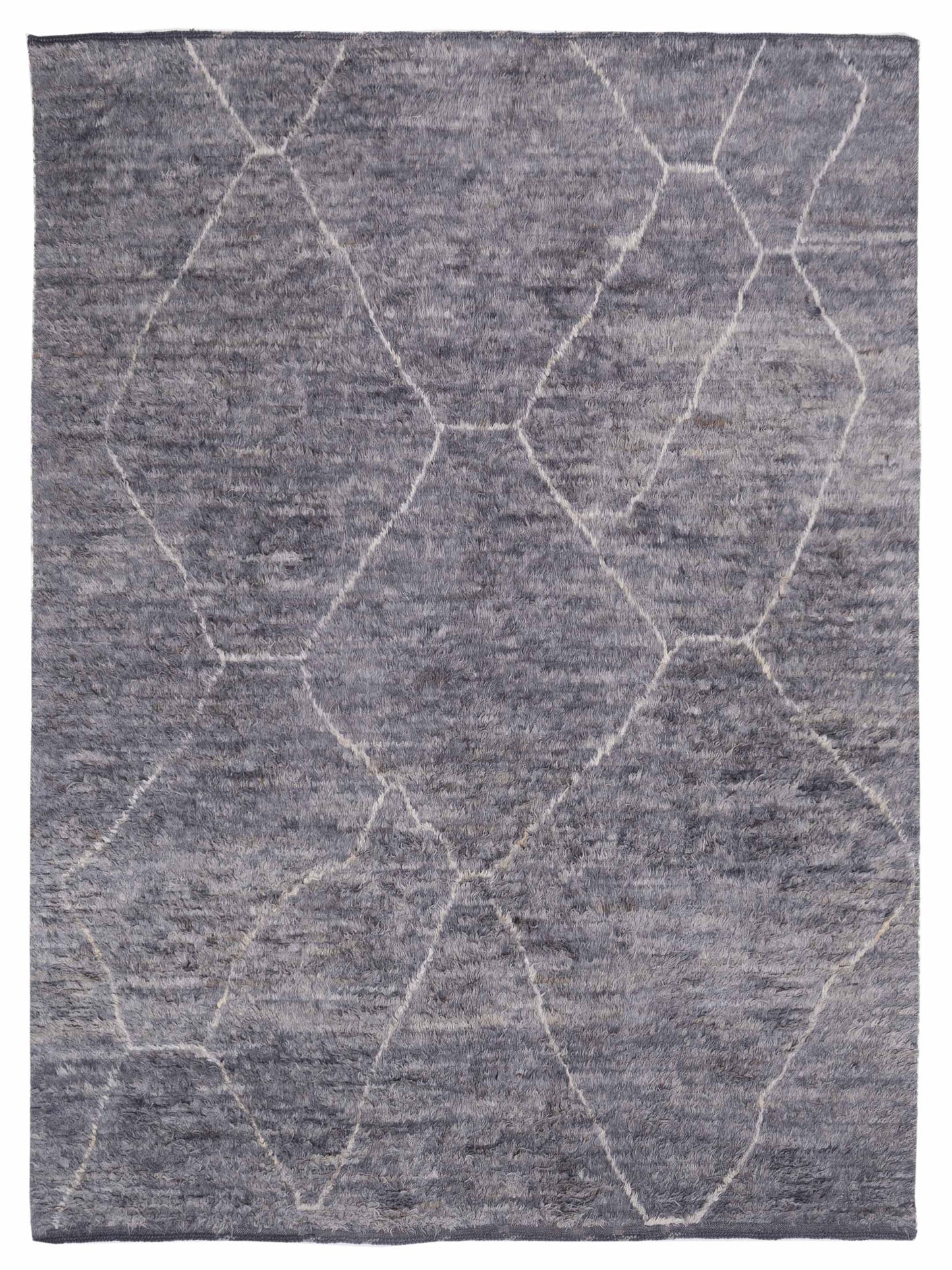 Pasha Berber Gray Ivory Contemporary