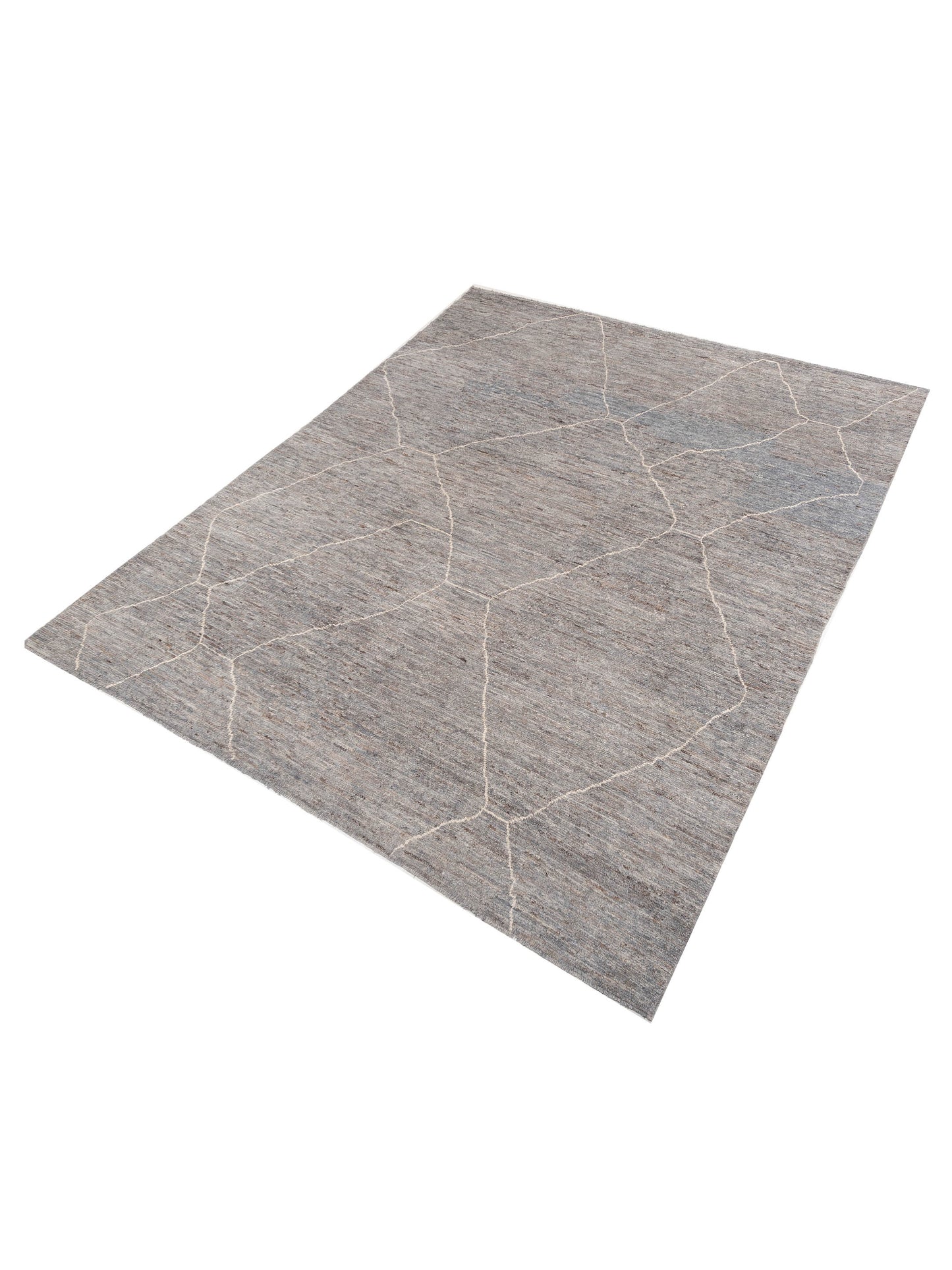Berber Efes Gray Naturel 12.4x15.5 Hand Knotted Rug