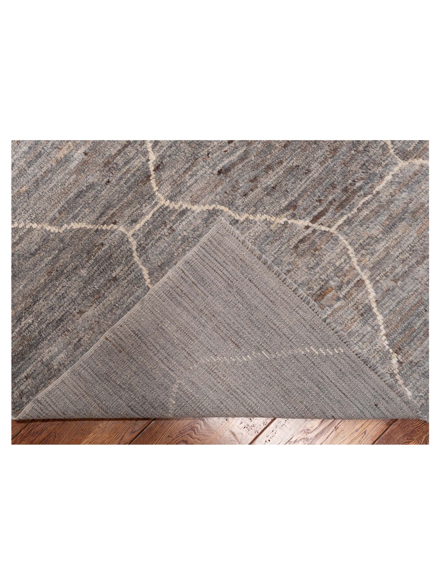 Berber Efes Gray Naturel 12.4x15.5 Hand Knotted Rug