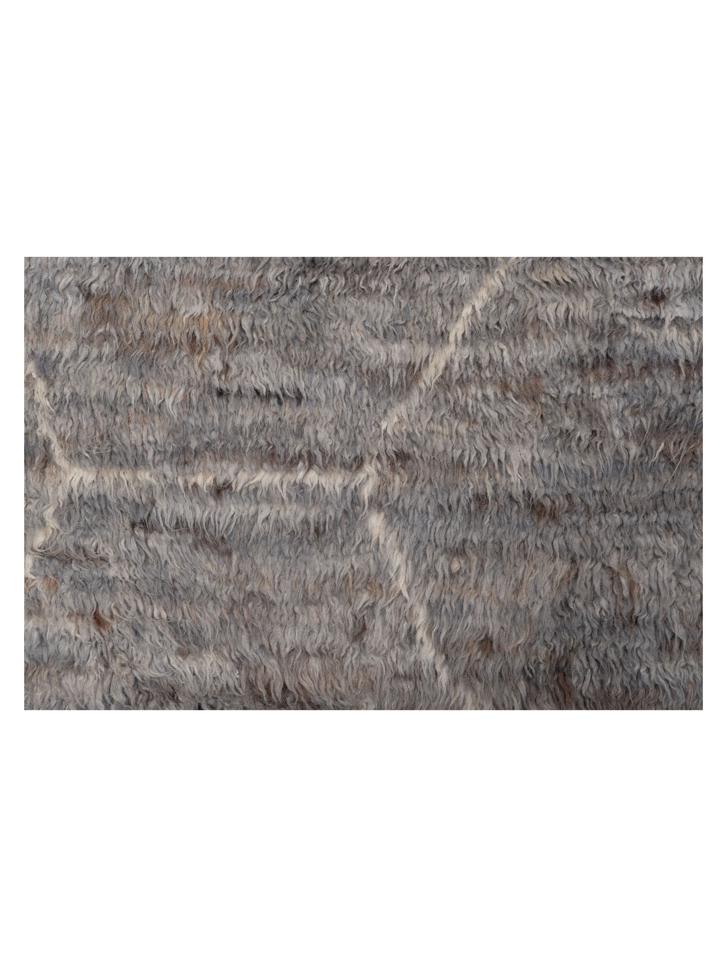 Berber Efes Gray Naturel 12.4x15.5 Hand Knotted Rug