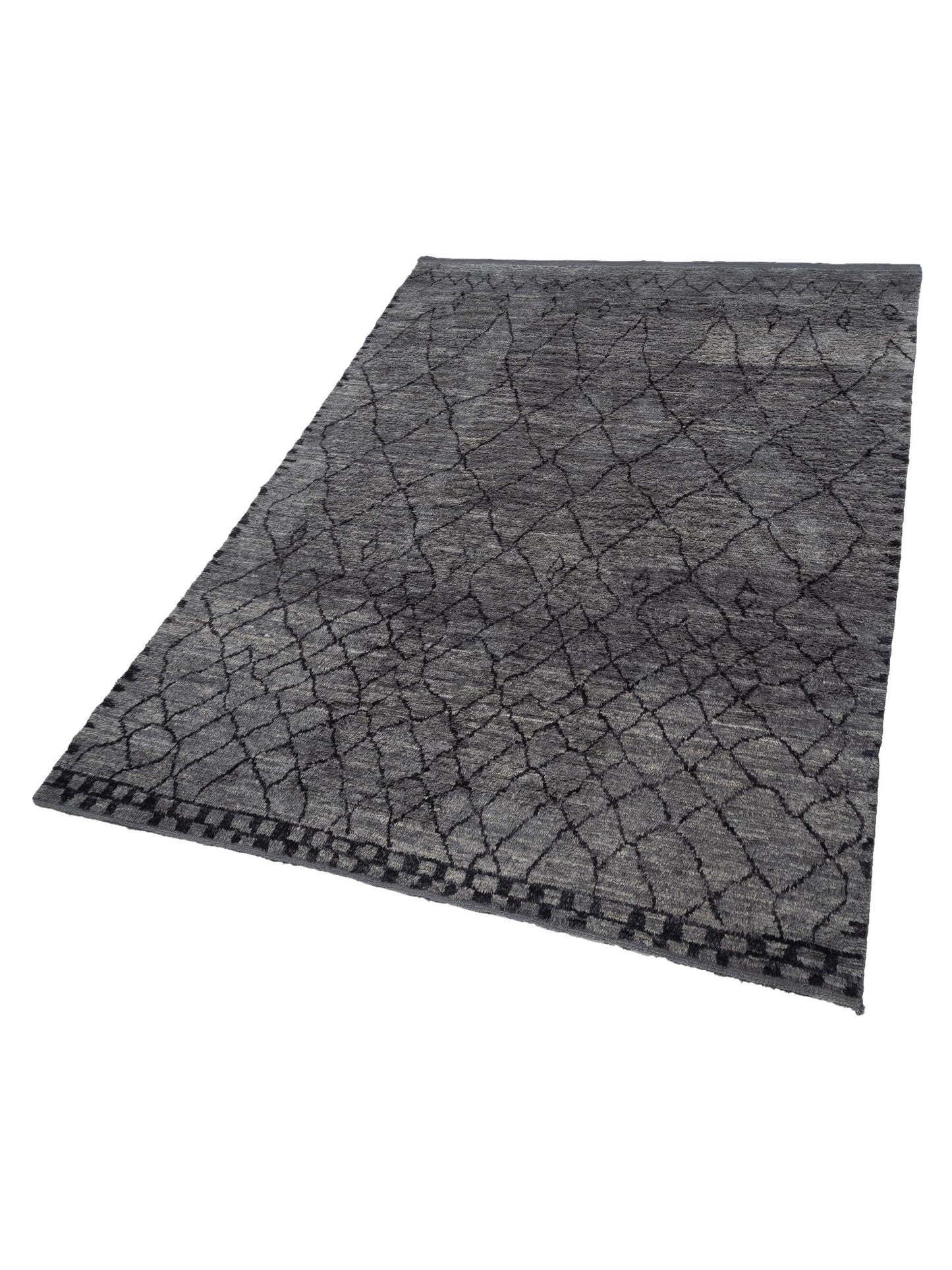 Berber Aspendos
Aspendos
Gray Black 10.6x14 Hand Knotted Rug