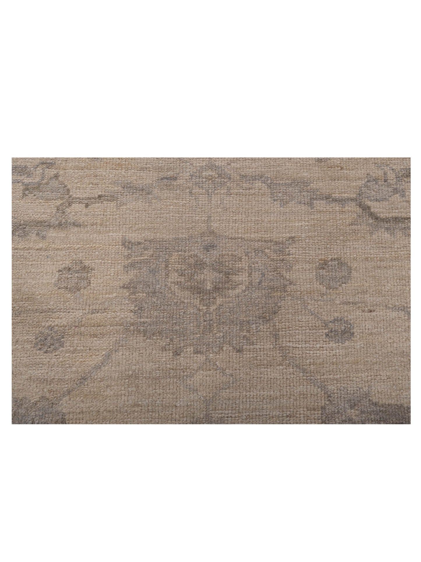 Angora Oushak 127822 Ivory Ivory 8.3x9.4 Hand Knotted Rug
