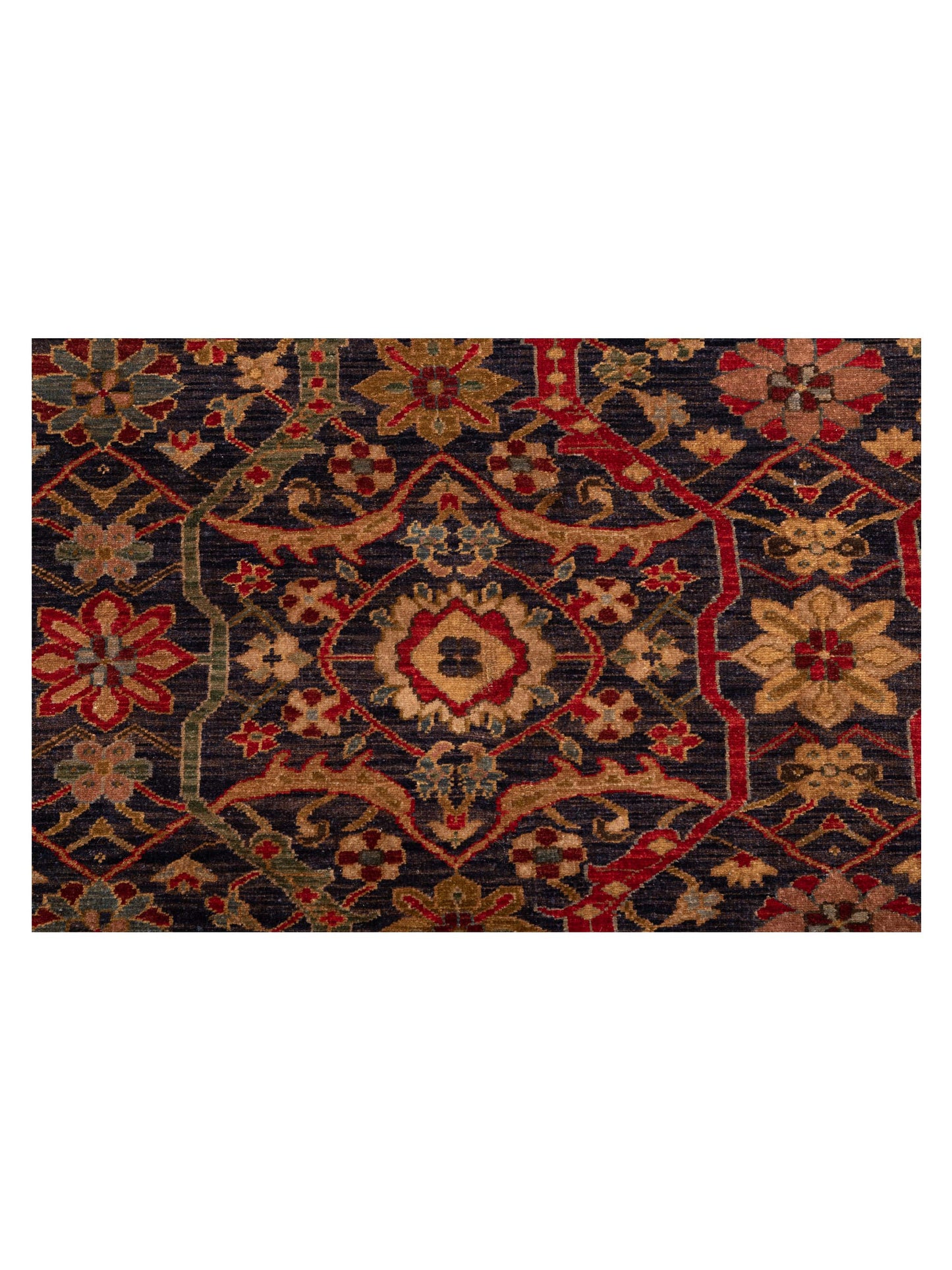 Simav 127929 Red Navy 9.4x11.10 Hand Knotted Rug