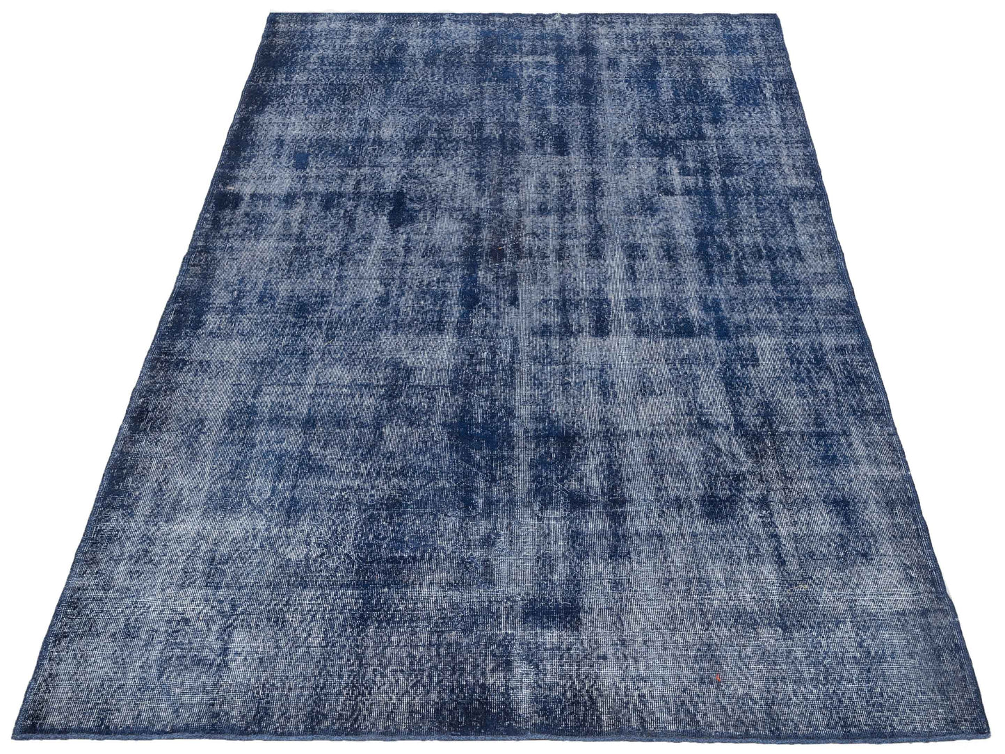 Vintage 128003 Indigo 6.4x9.10 Hand Knotted Rug