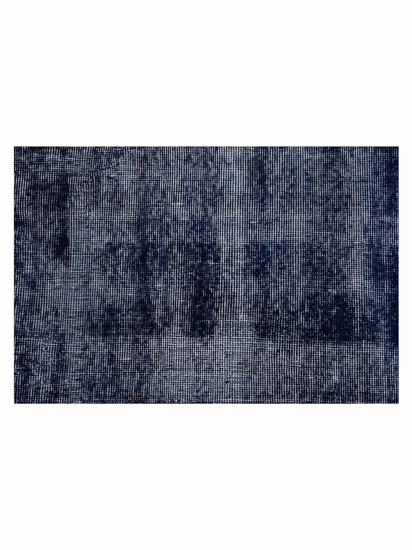 Vintage 128003 Indigo 6.4x9.10 Hand Knotted Rug