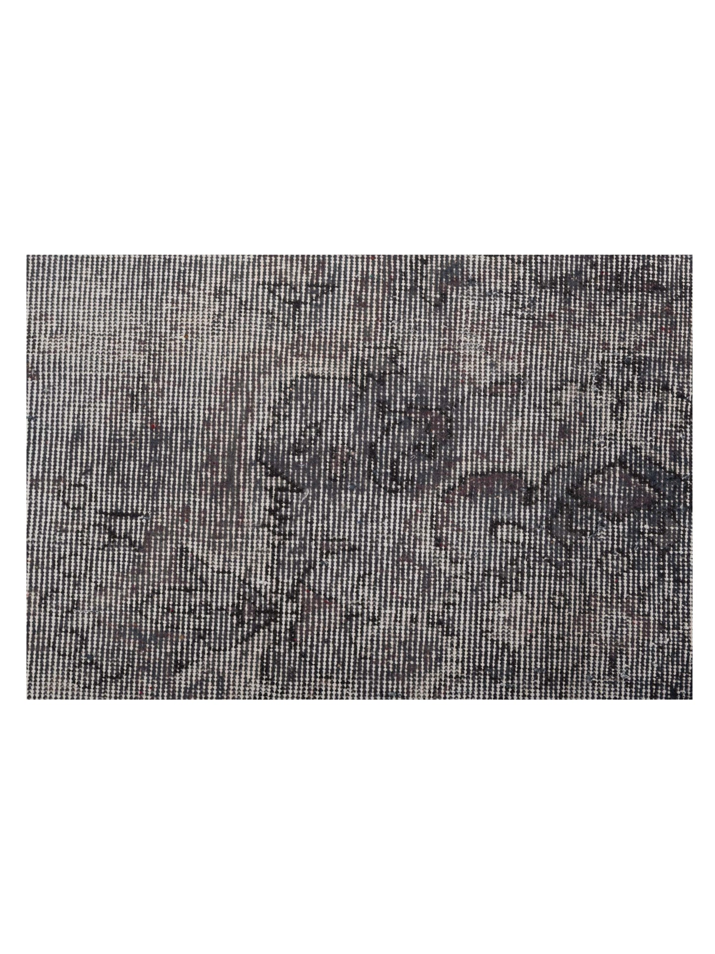 Vintage 128005 Gray 6x8.7 Hand Knotted Rug