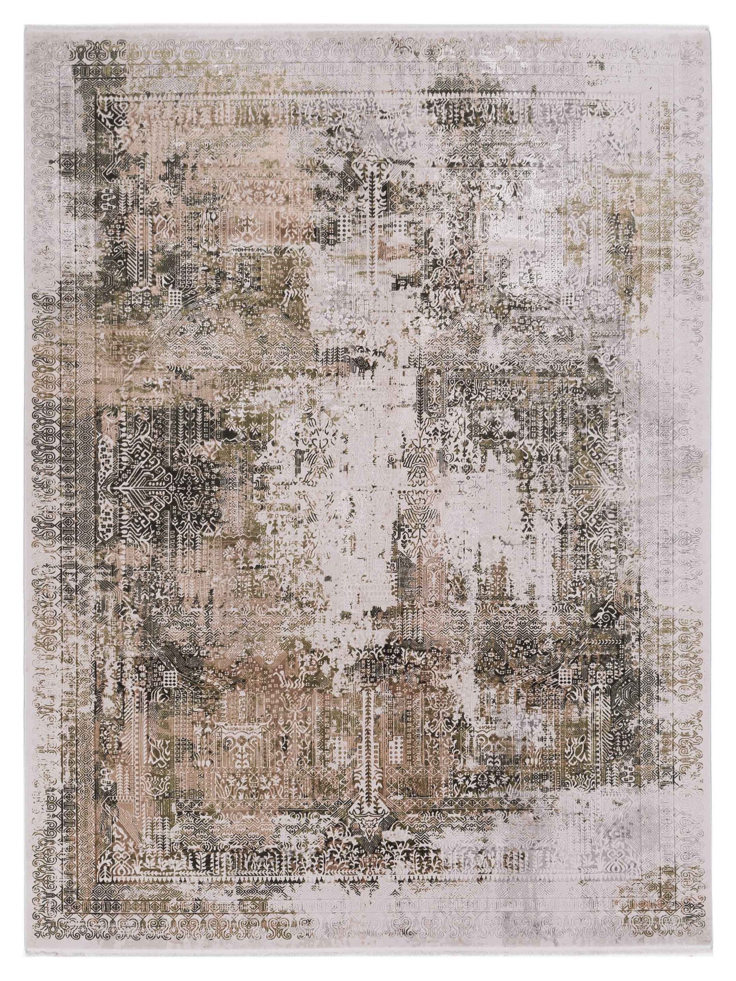 Bergamo Palermo Silver Green Contemporary