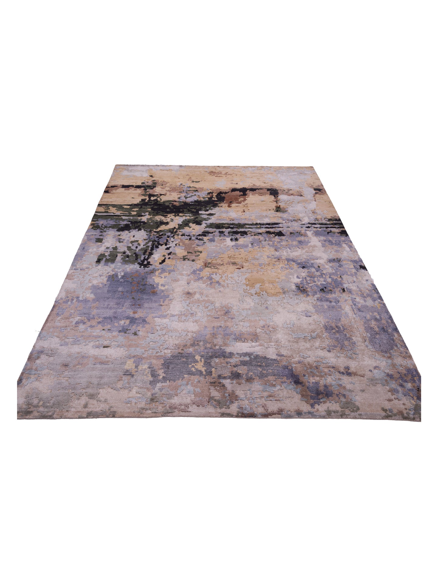 Tibetino 128057 Multi Multi 8.11x11.9 Hand Knotted Rug