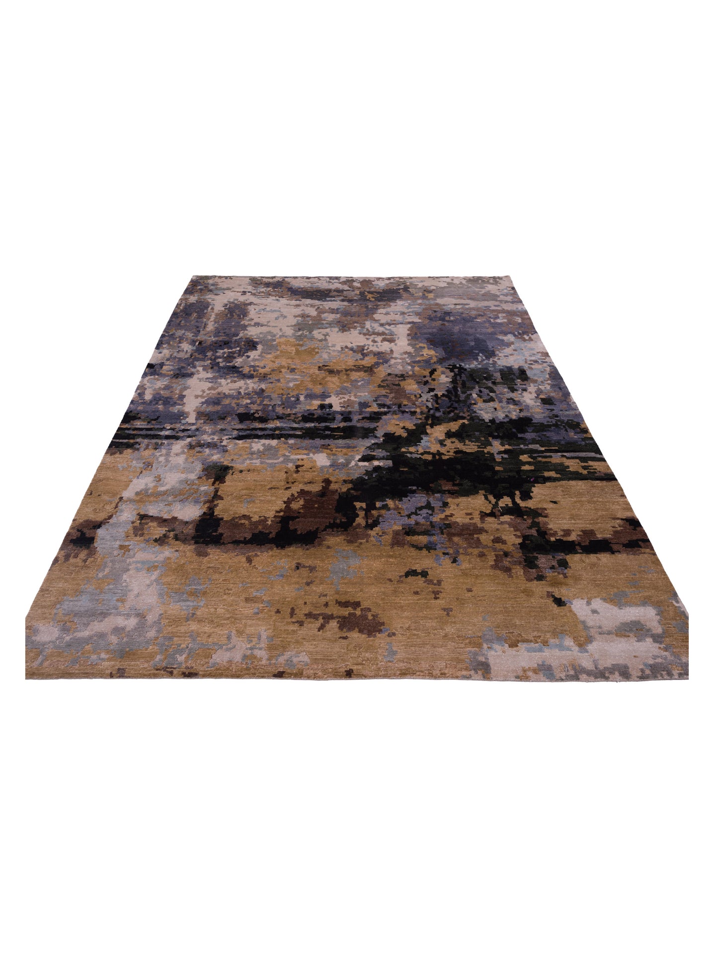 Tibetino 128057 Multi Multi 8.11x11.9 Hand Knotted Rug