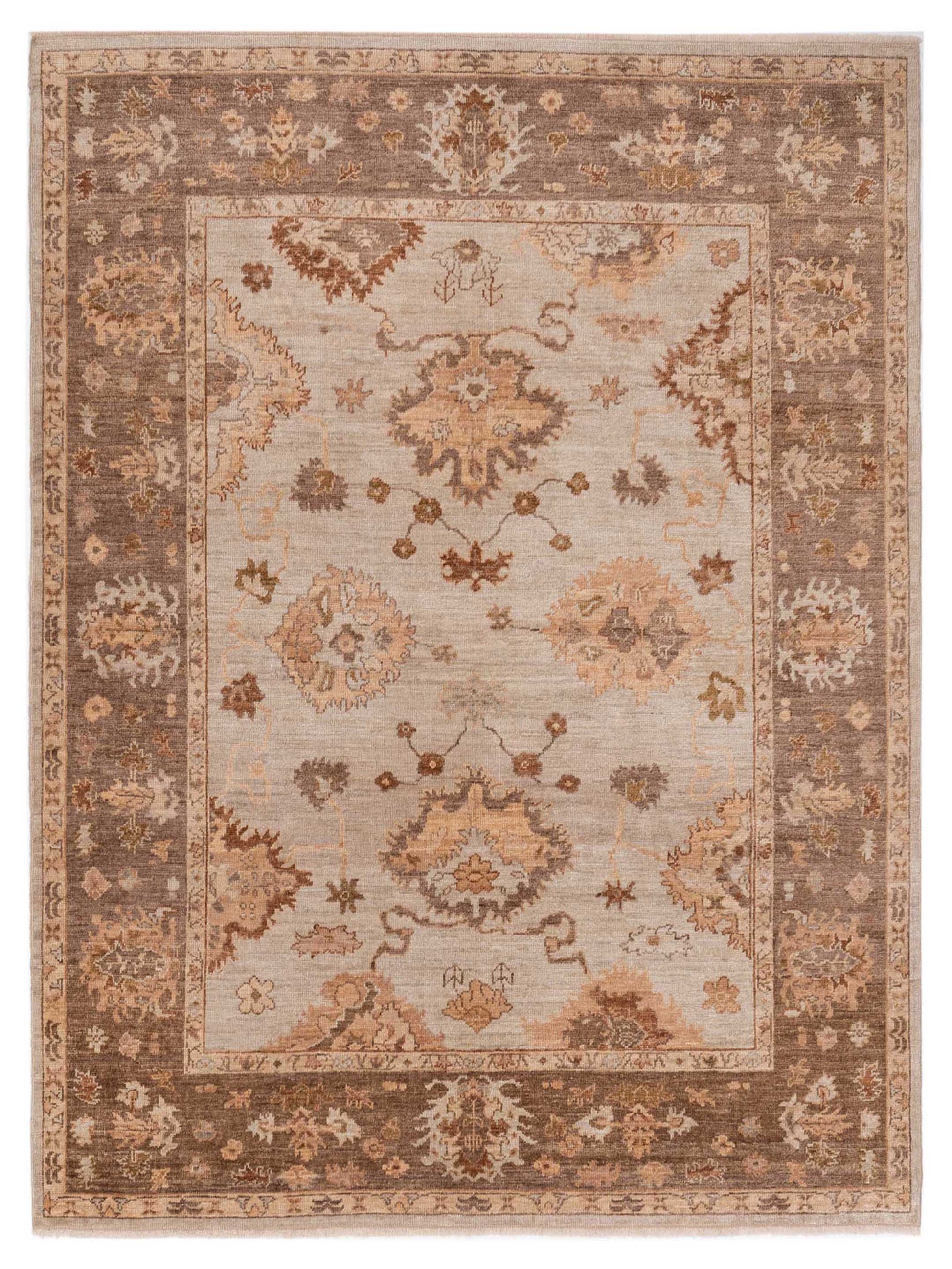 Anadol Angora Oushak  Beige Brown Traditional