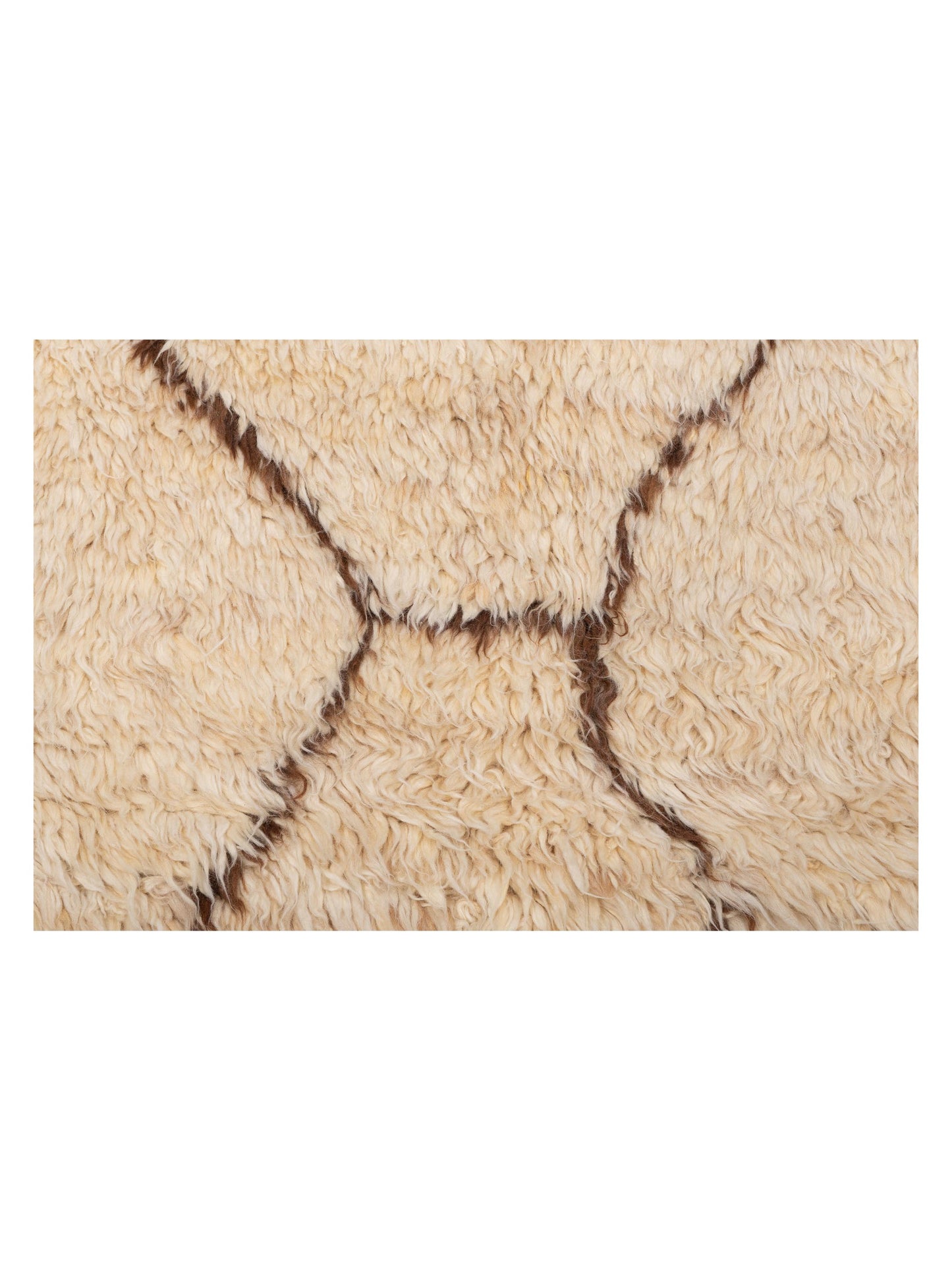 Berber Efes Beige Brown 8.6x12 Hand Knotted Rug