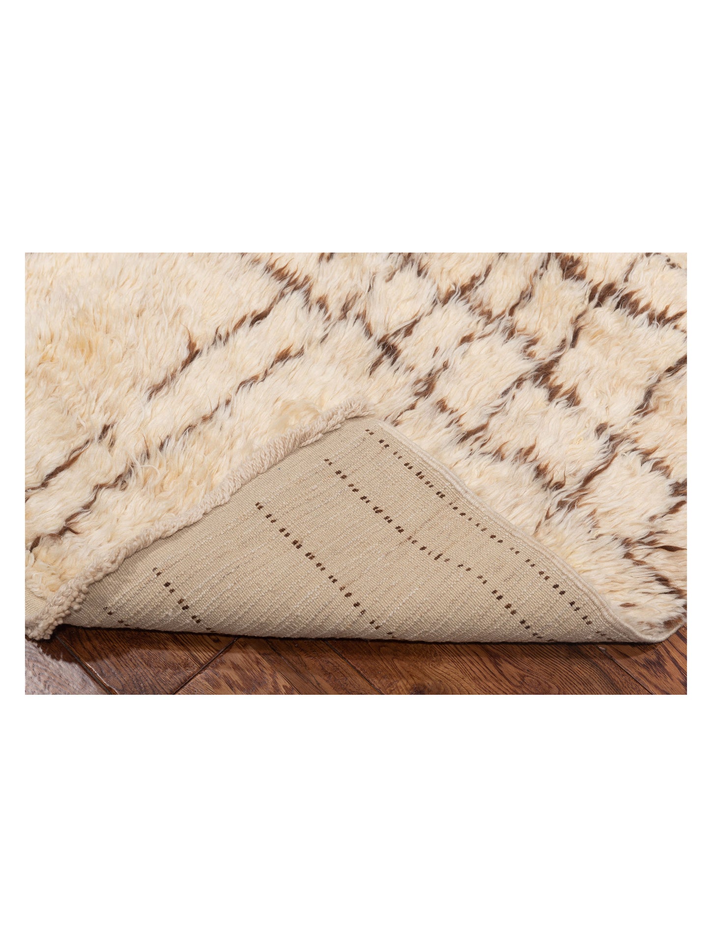 Berber Karya Beige Brown 7.4x10.7 Hand Knotted Rug