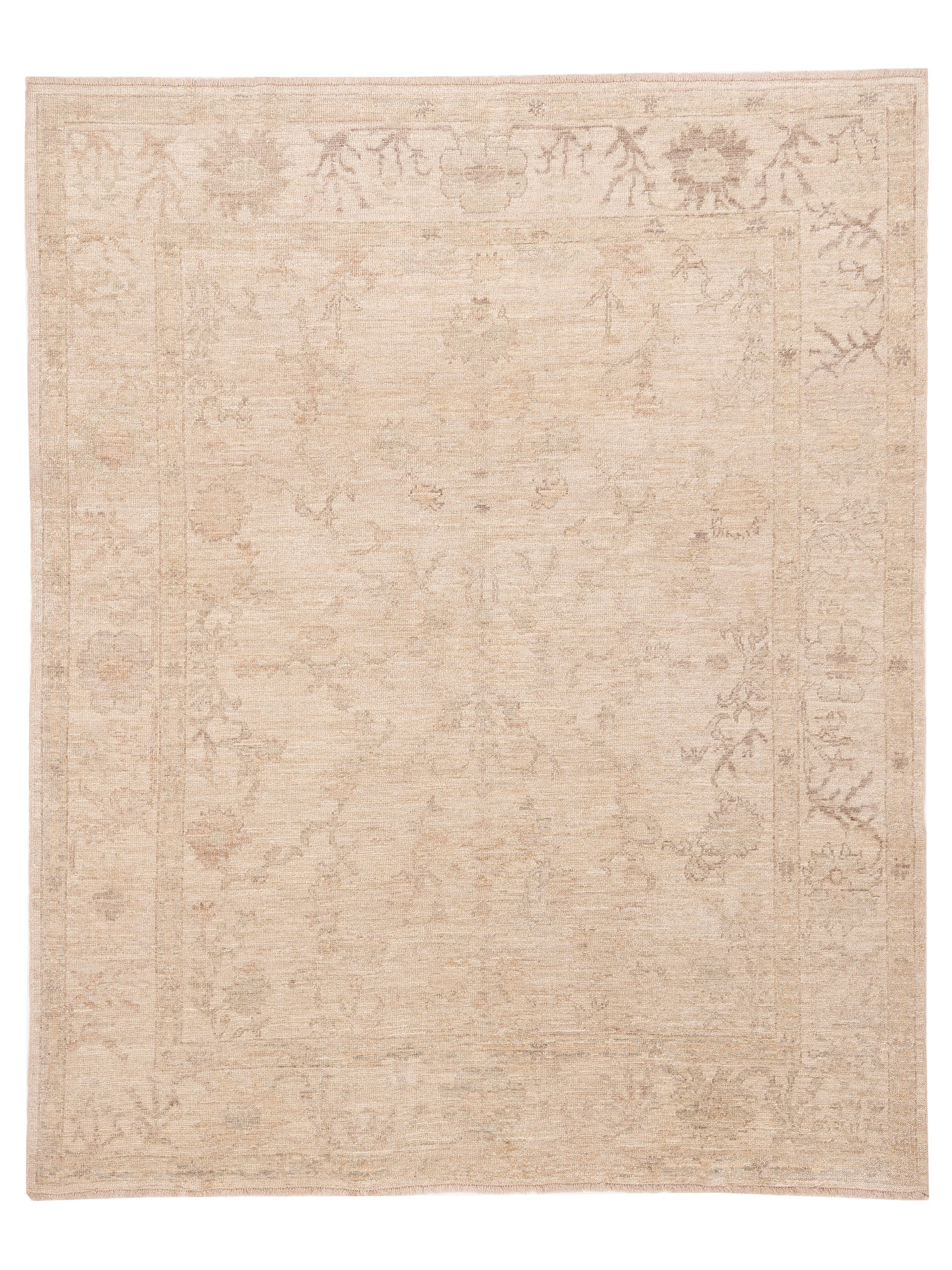 Anadol Angora Oushak  Ivory Ivory Traditional