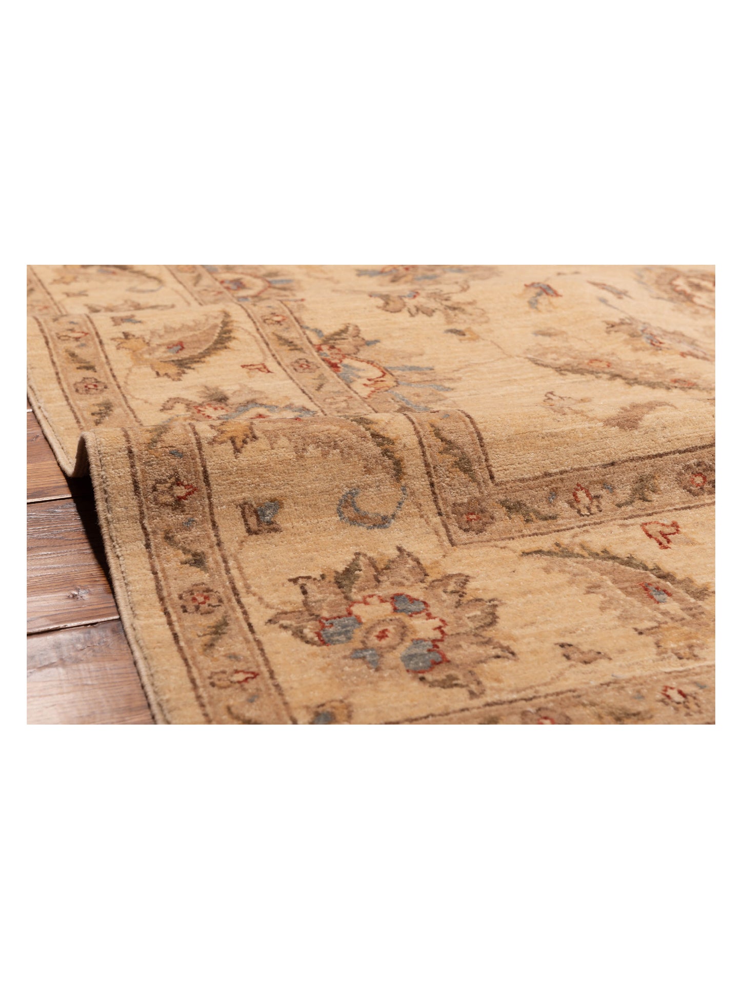 Sultan 128683 Ivory Ivory 6.6x9.10 Hand Knotted Rug
