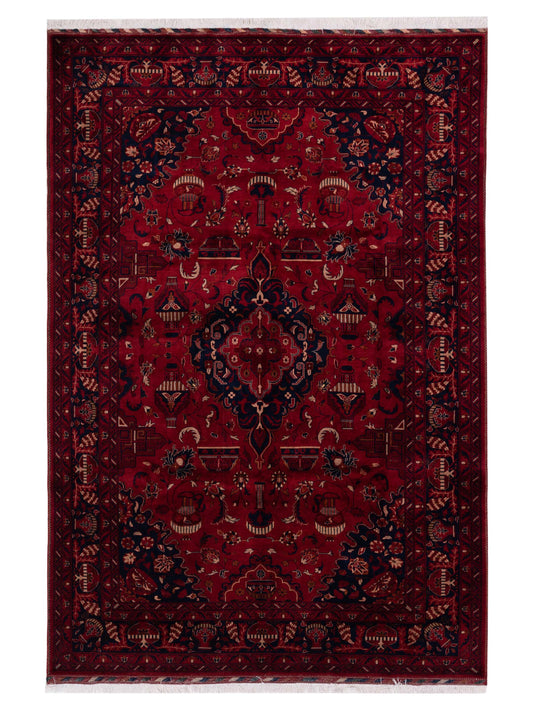 Nomad Afghan Belcik  Red Navy Tribal