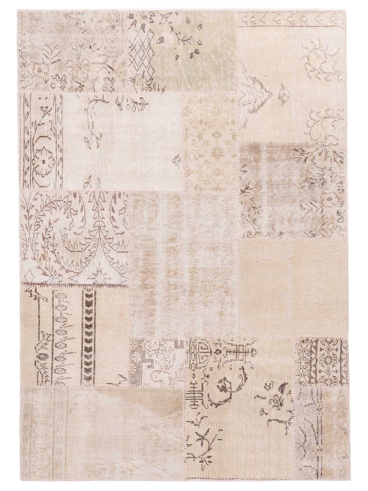 Pasha Turkish Vestige Patchwork  Natural  Contemporary