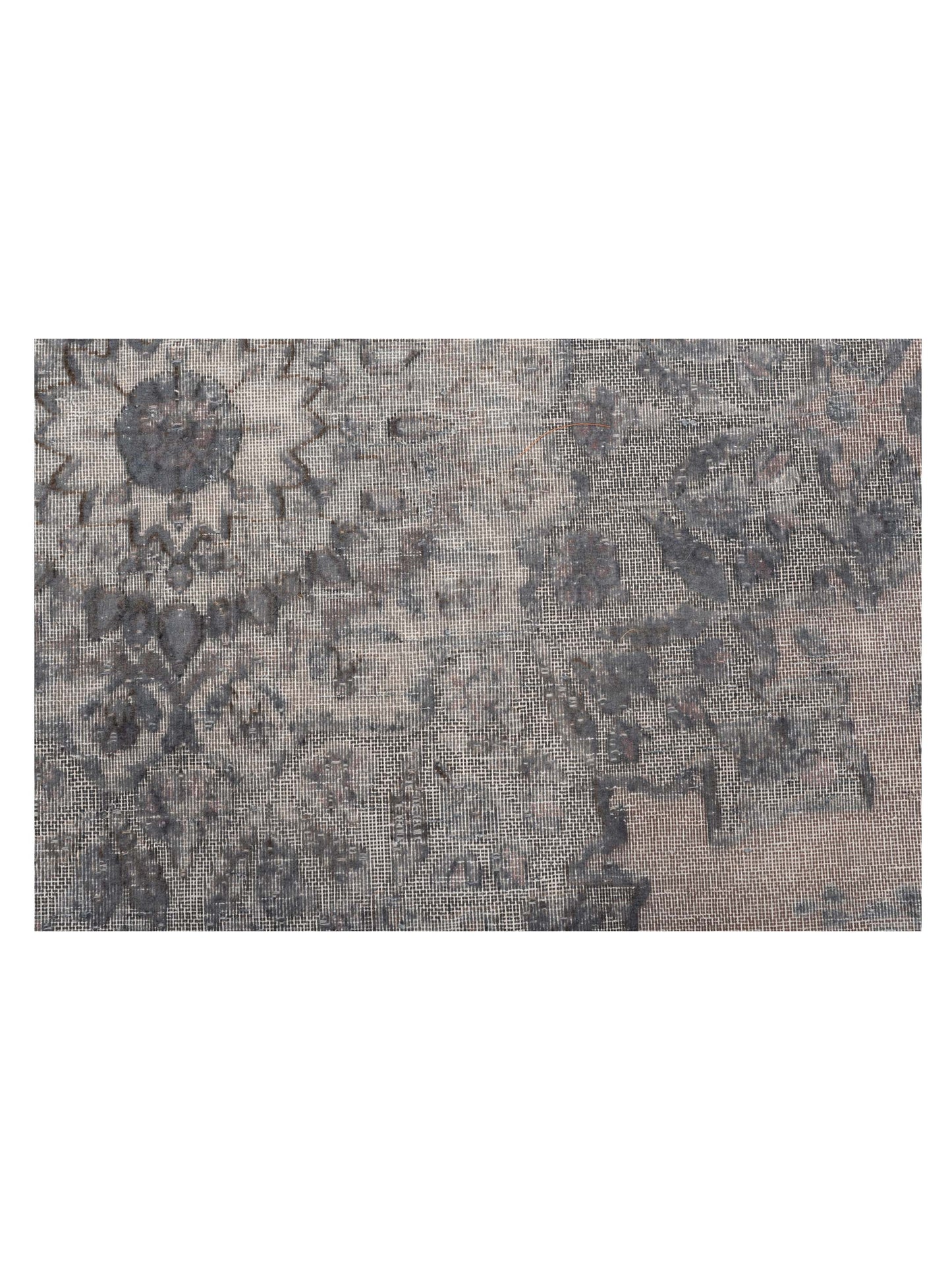 Vintage 128878 Gray 9.5x12.3 Hand Knotted Rug