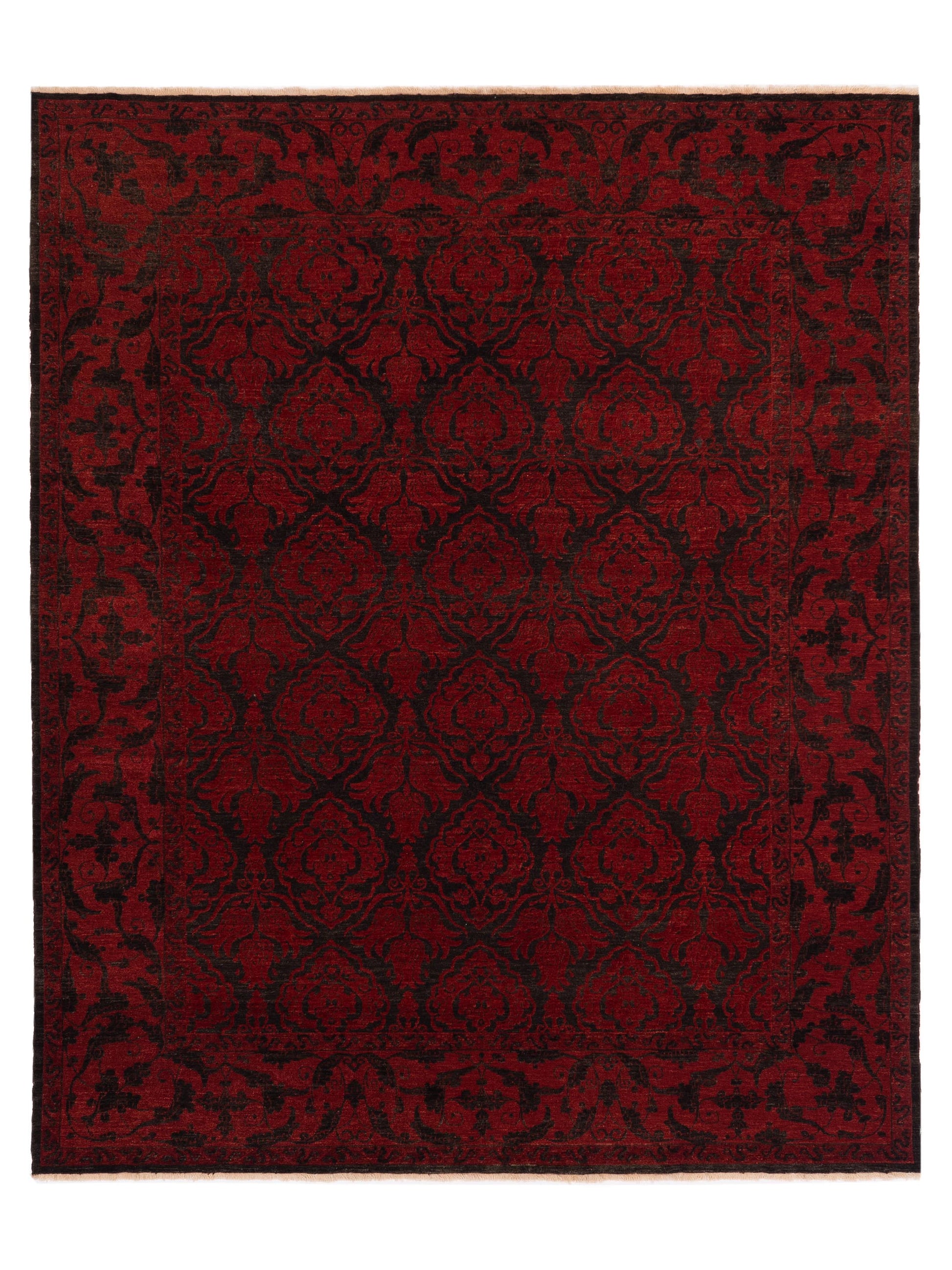 Pasha Defne  Charcoal Red Transitional