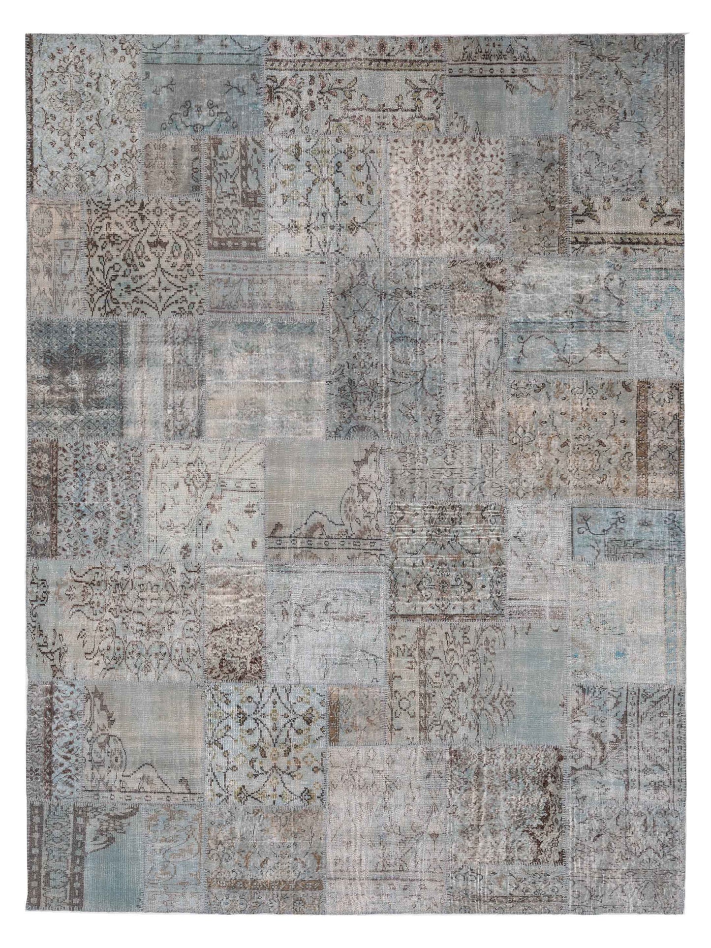 Pasha Turkish Vestige Patchwork Blue Contemporary