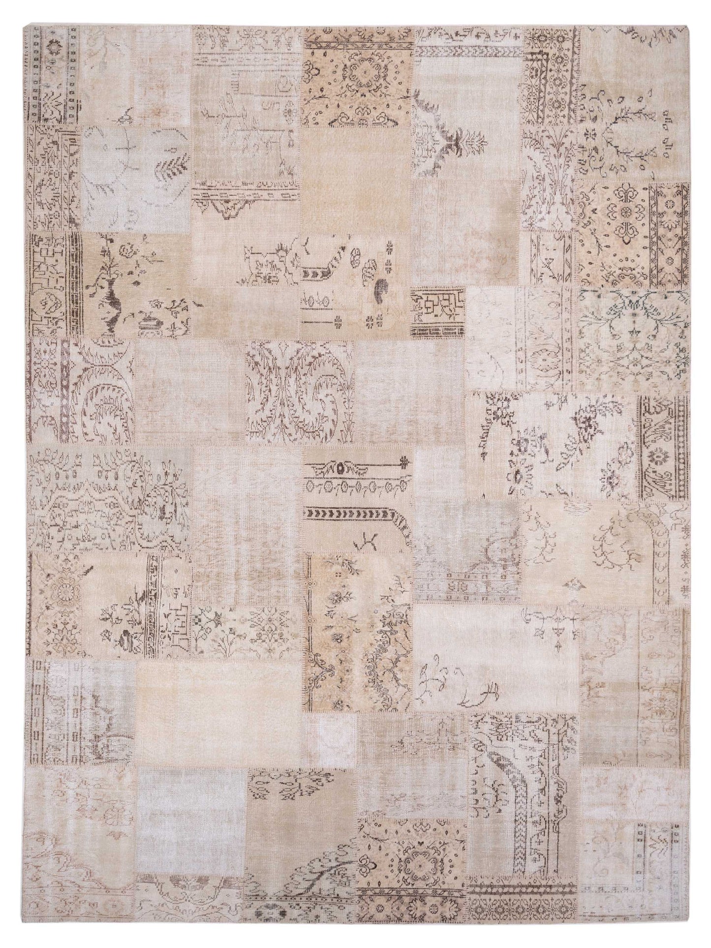 Pasha Turkish Vestige Patchwork Natural Contemporary