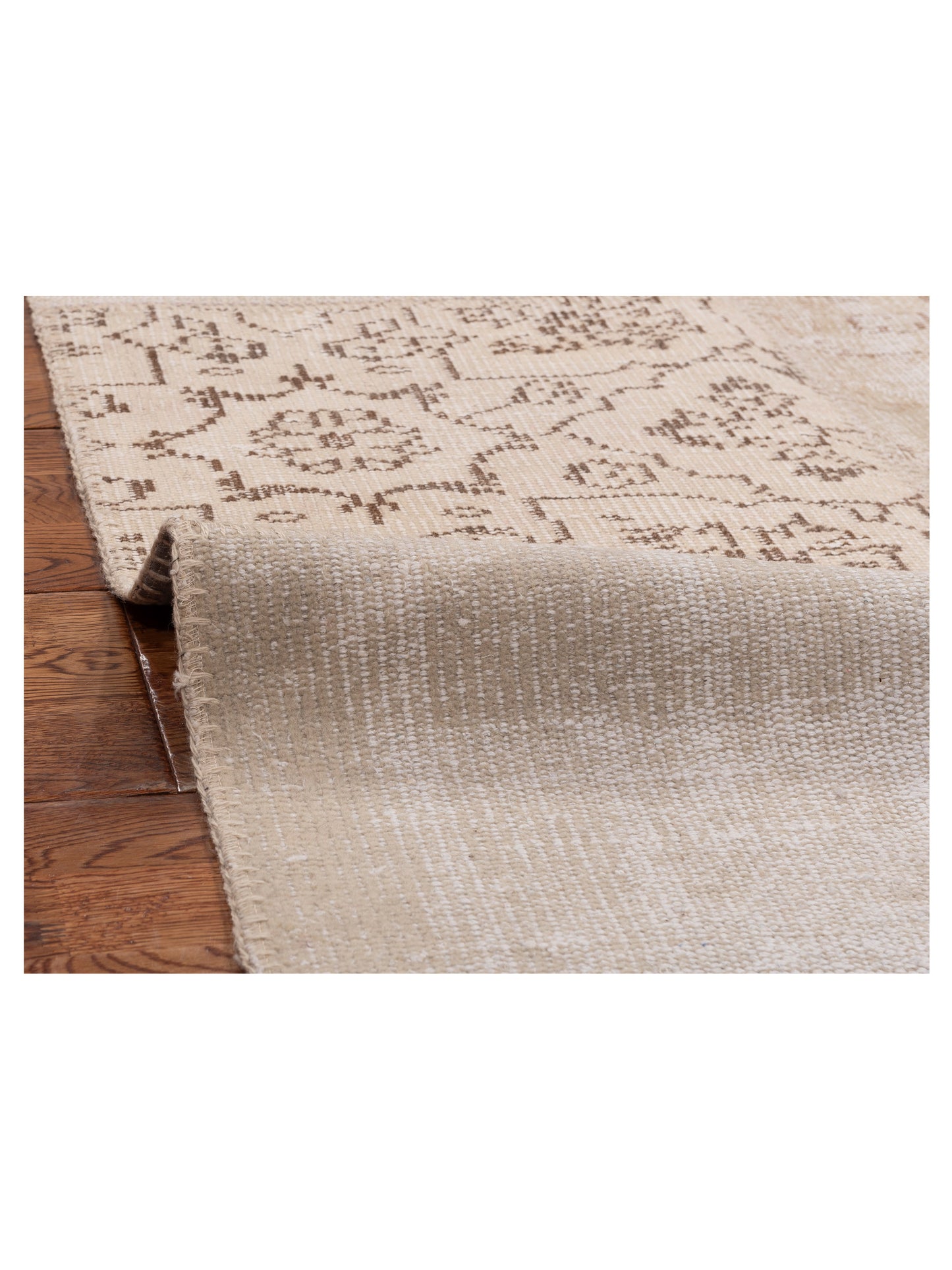 Turkish Vestige Patchwork 128999 Natural 5x8 Hand Knotted Rug