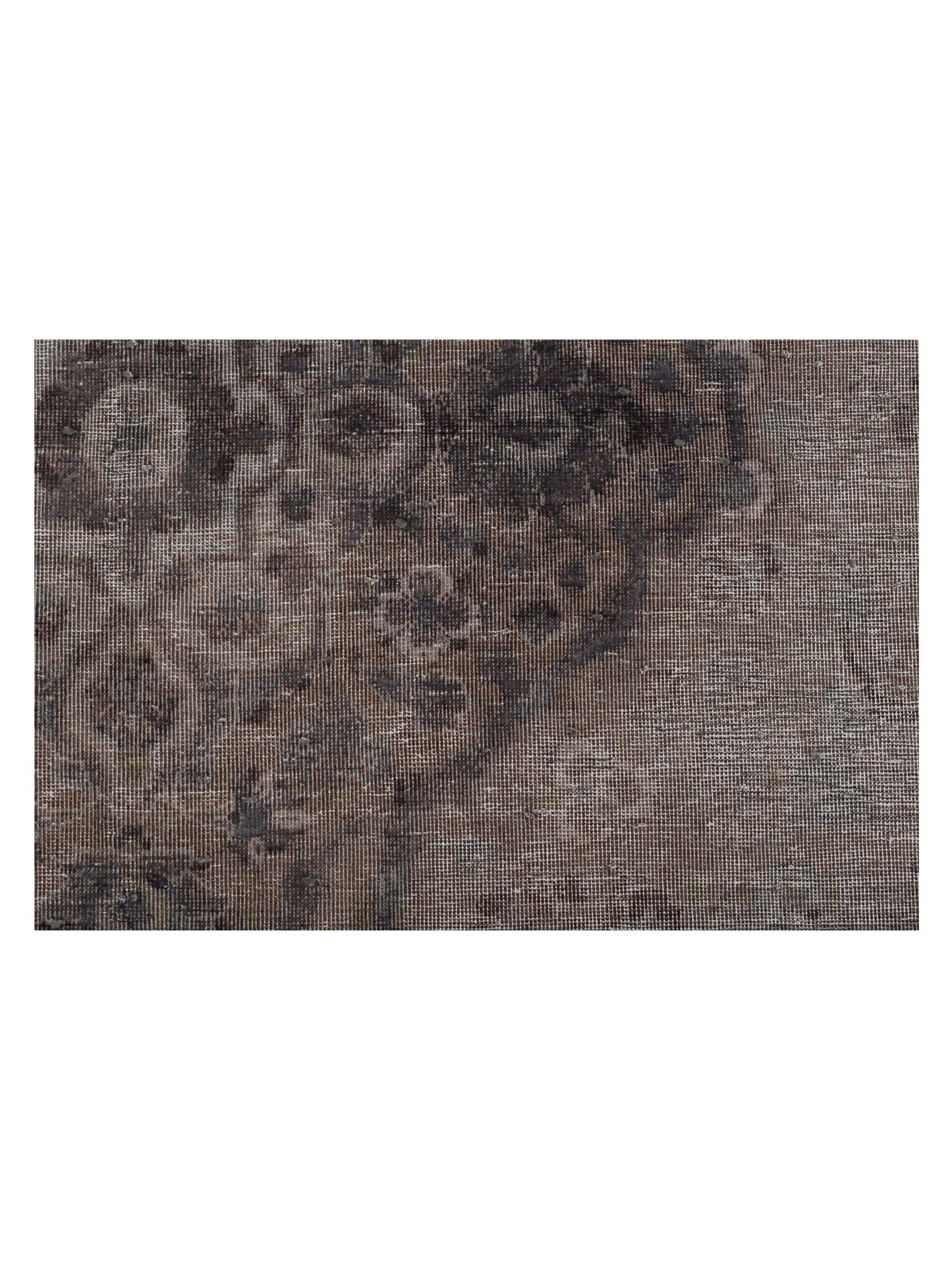 Vintage 129023 Gray 8x12.4 Hand Knotted Rug