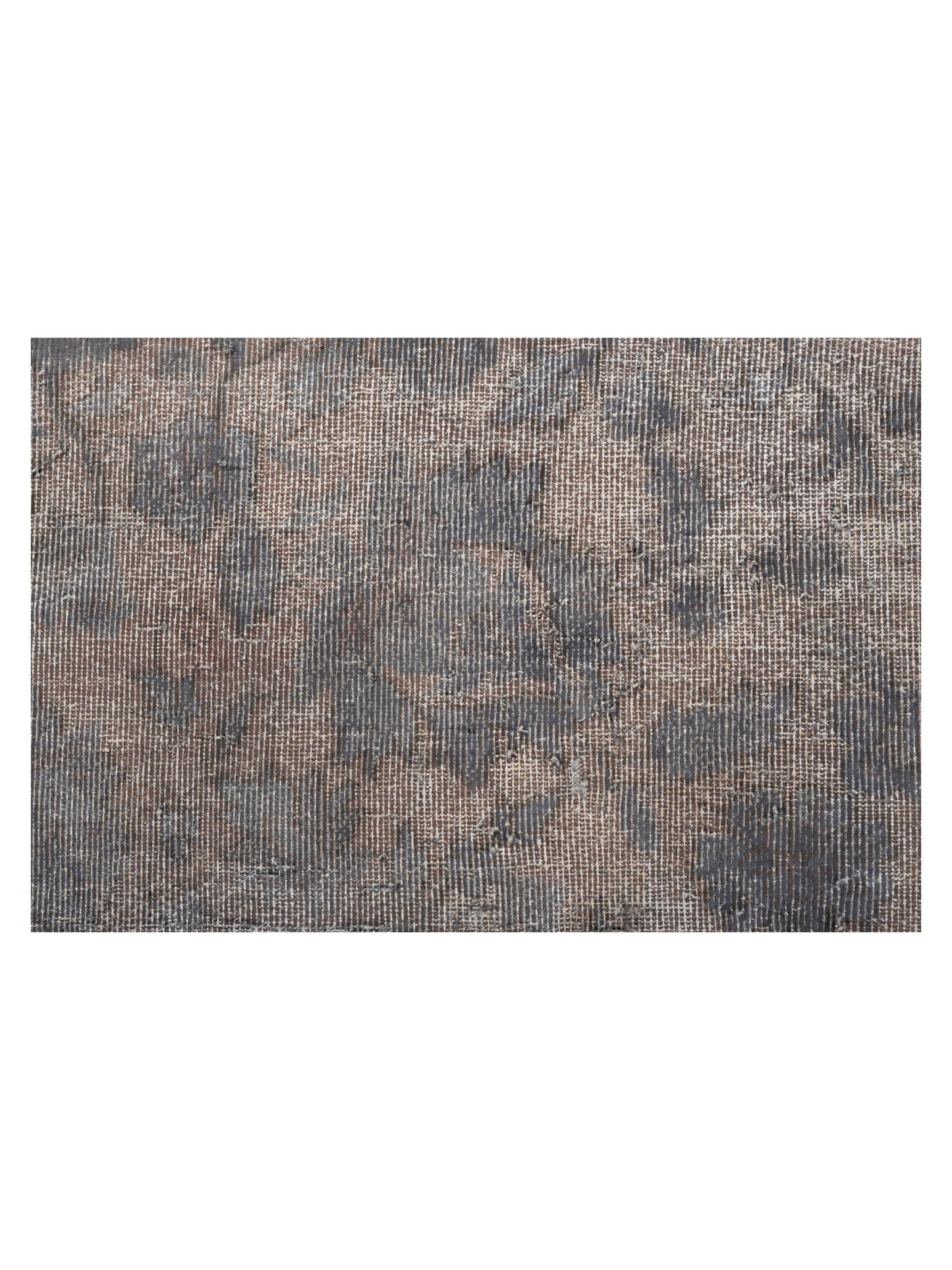 Vintage 129025 Gray 8.4x11.2 Hand Knotted Rug