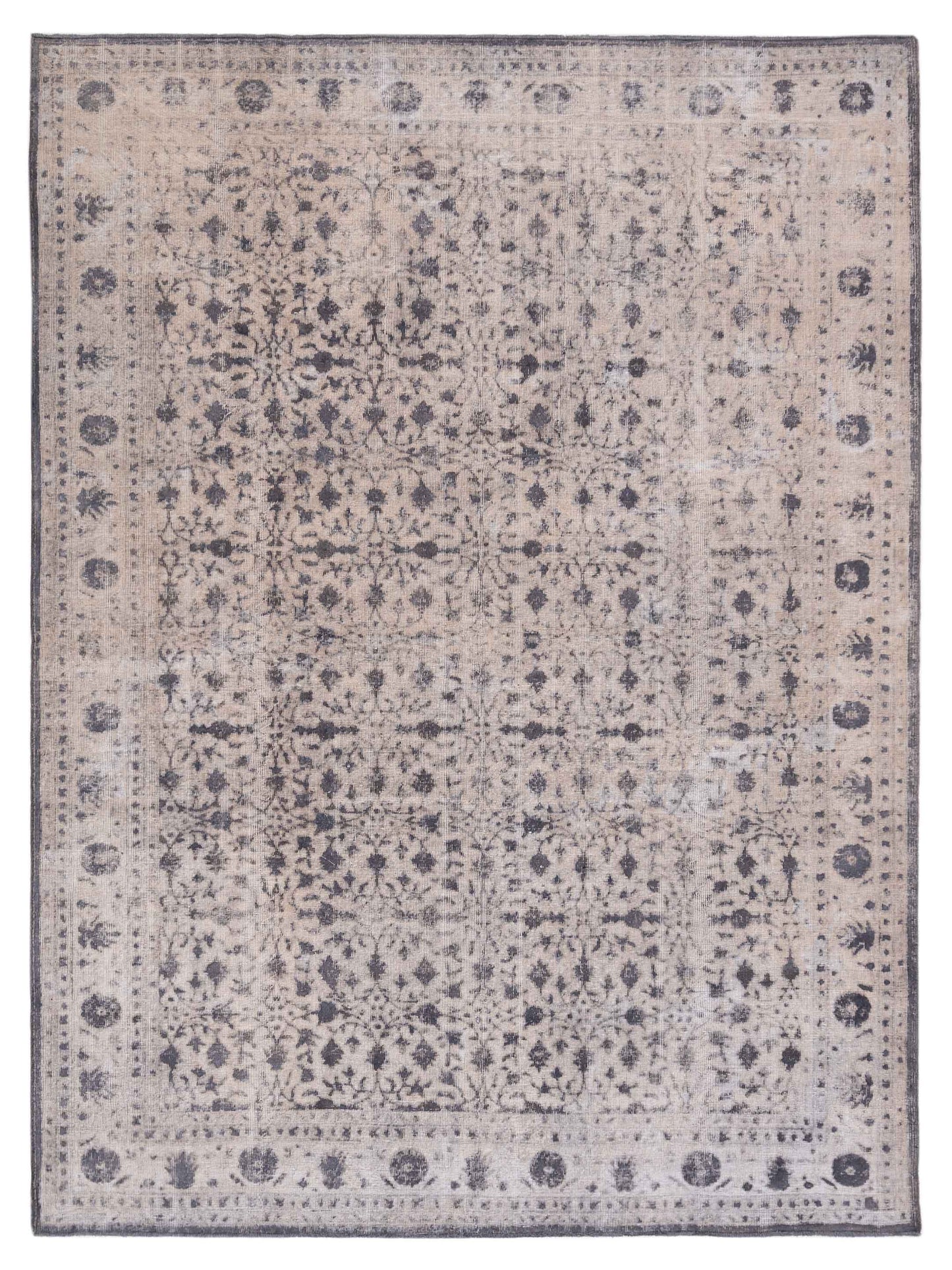 Pasha Vintage  Silver Gray Contemporary