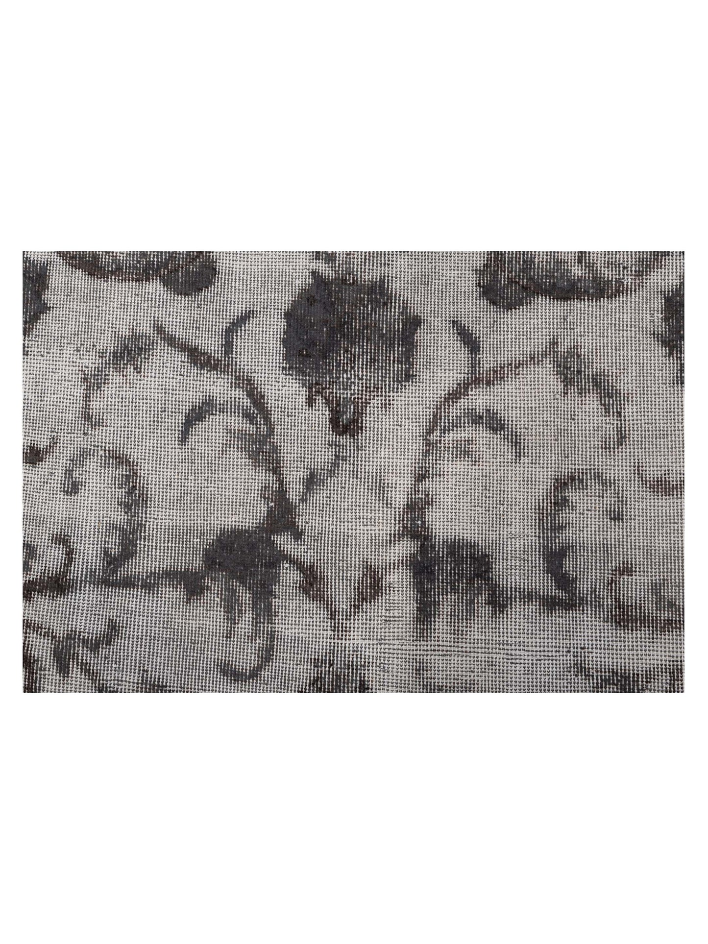 Vintage 129031 Silver Gray 8.3x12.9 Hand Knotted Rug