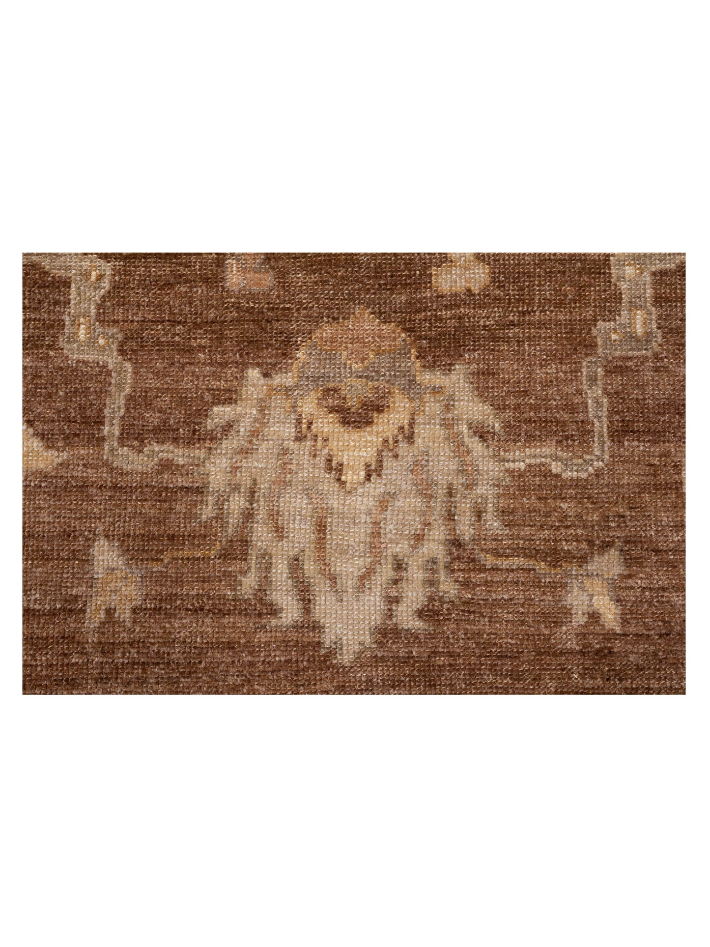 Angora Oushak 129266 Brown Green 10.1x12.10 Hand Knotted Rug