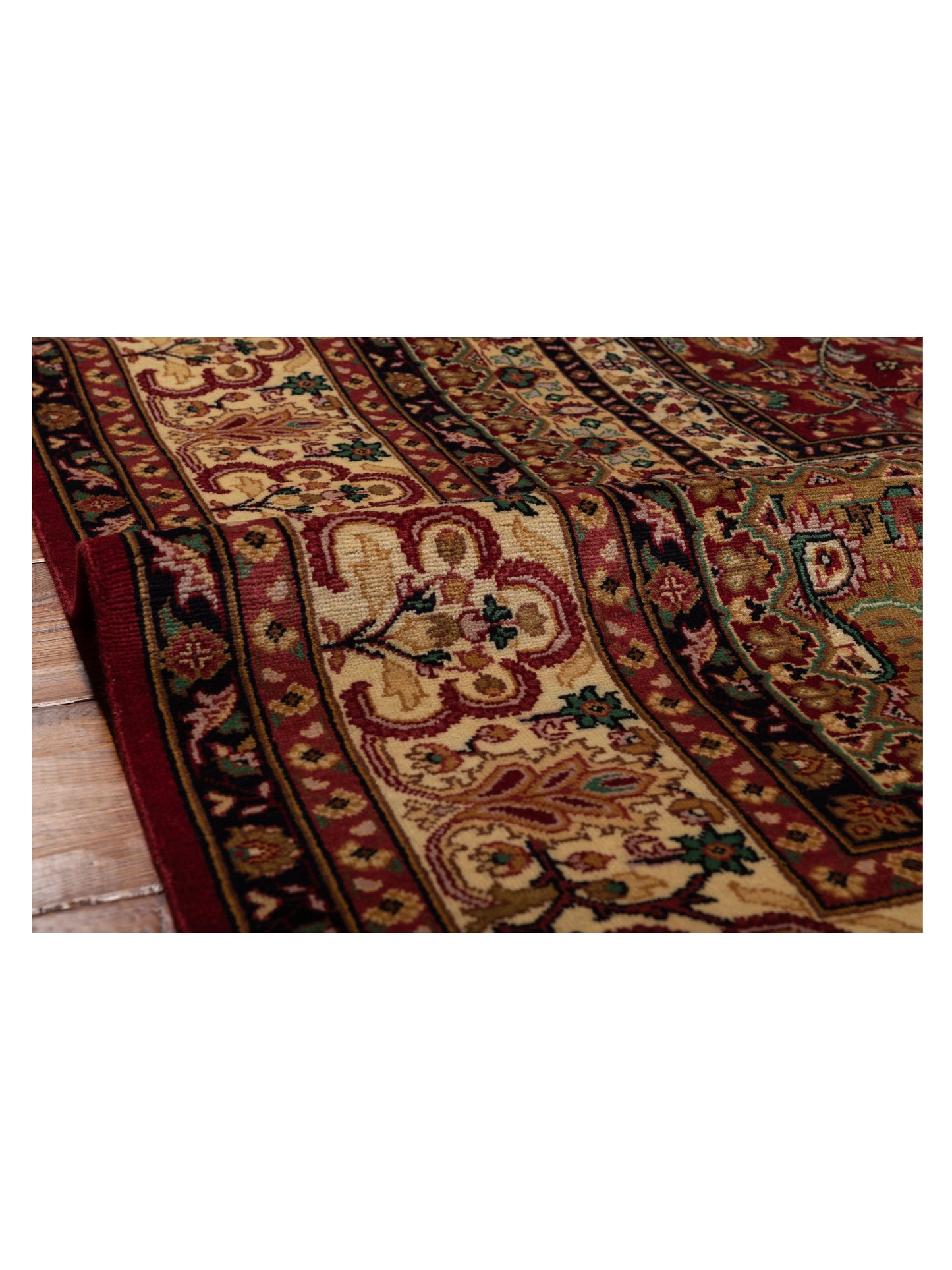 Sivas 129417 Red Ivory 8.1x9.11 Hand Knotted Rug