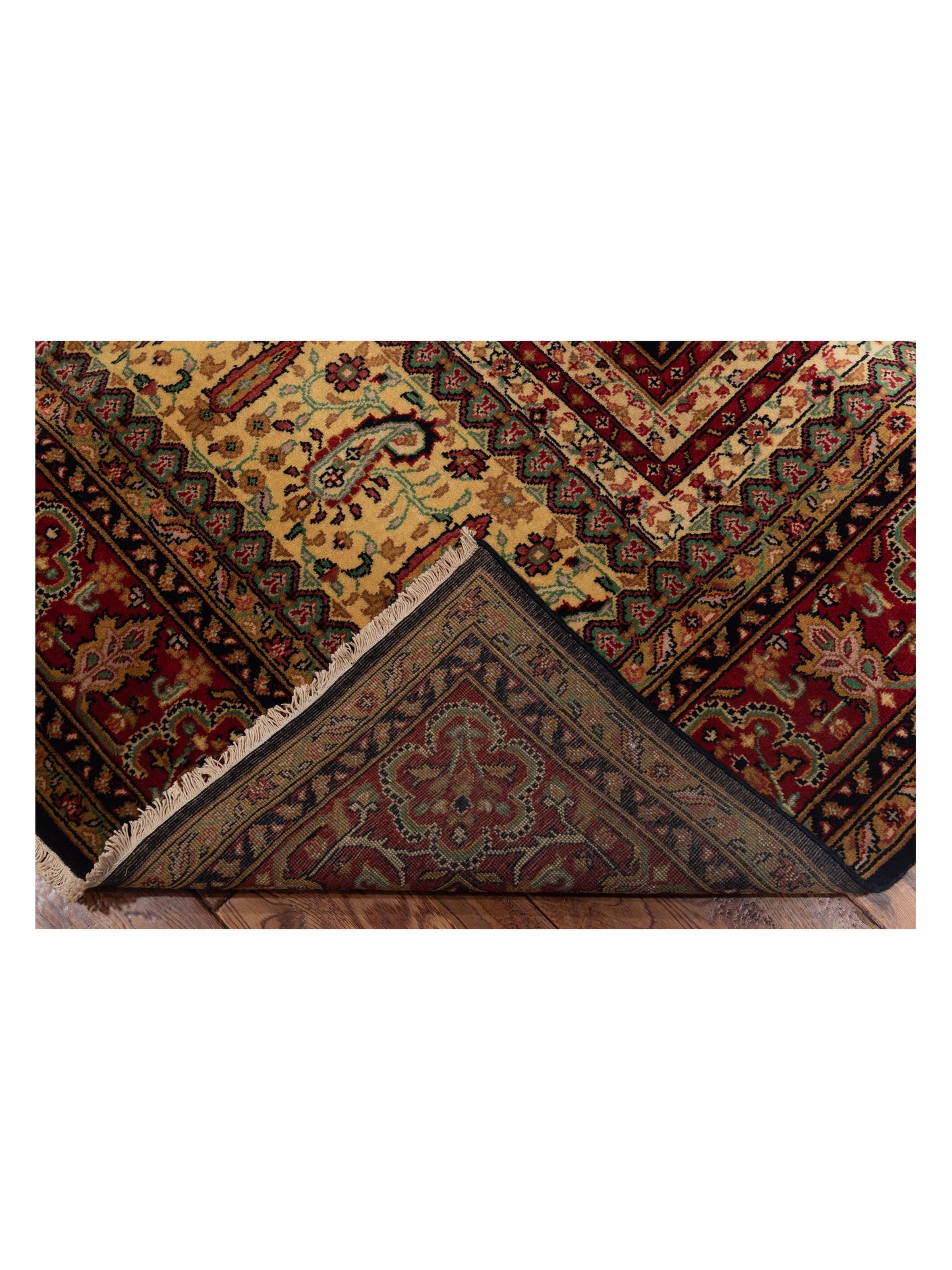 Sivas 129424 Black Red 5.11x9.1 Hand Knotted Rug