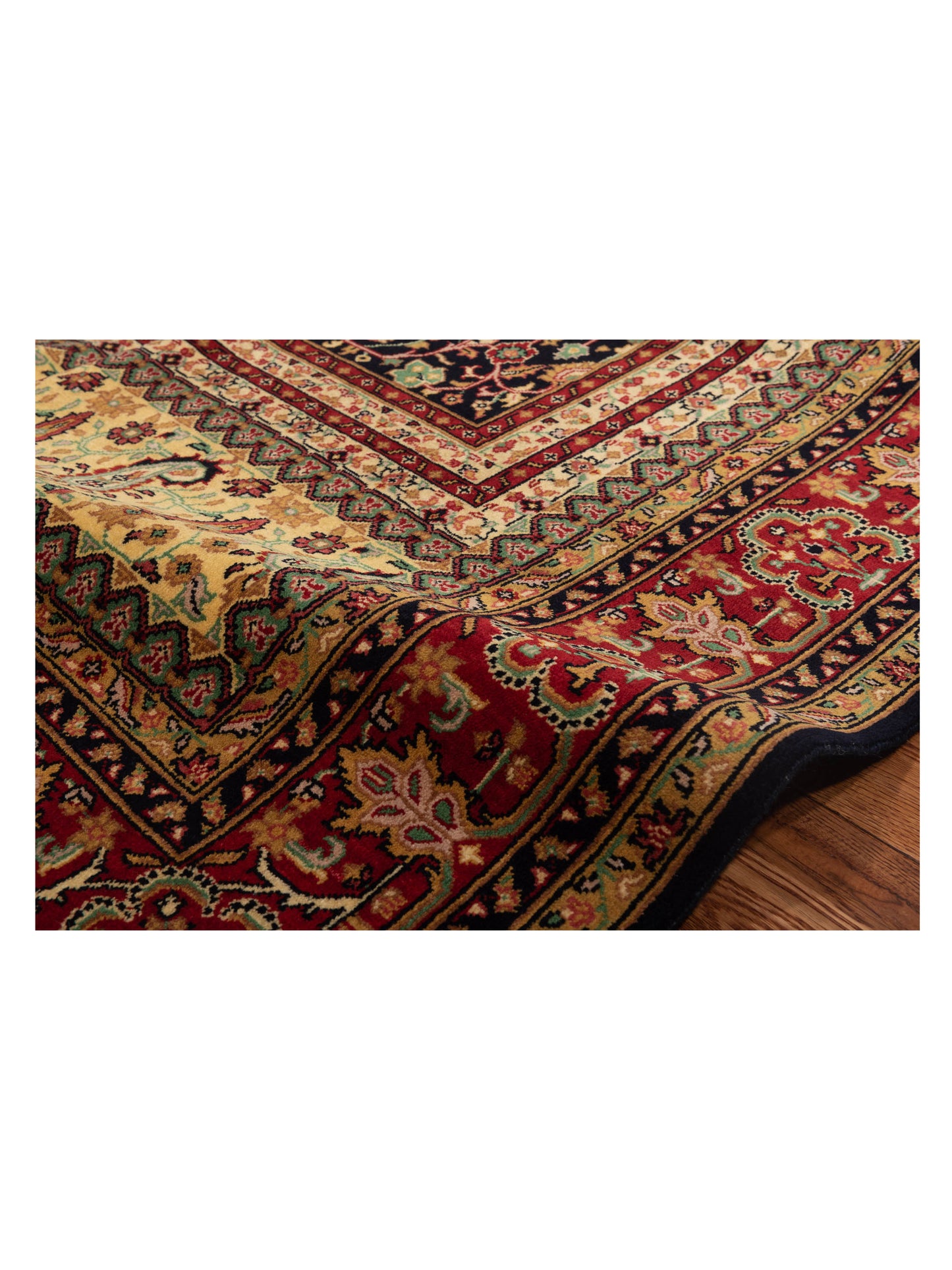 Sivas 129424 Black Red 5.11x9.1 Hand Knotted Rug