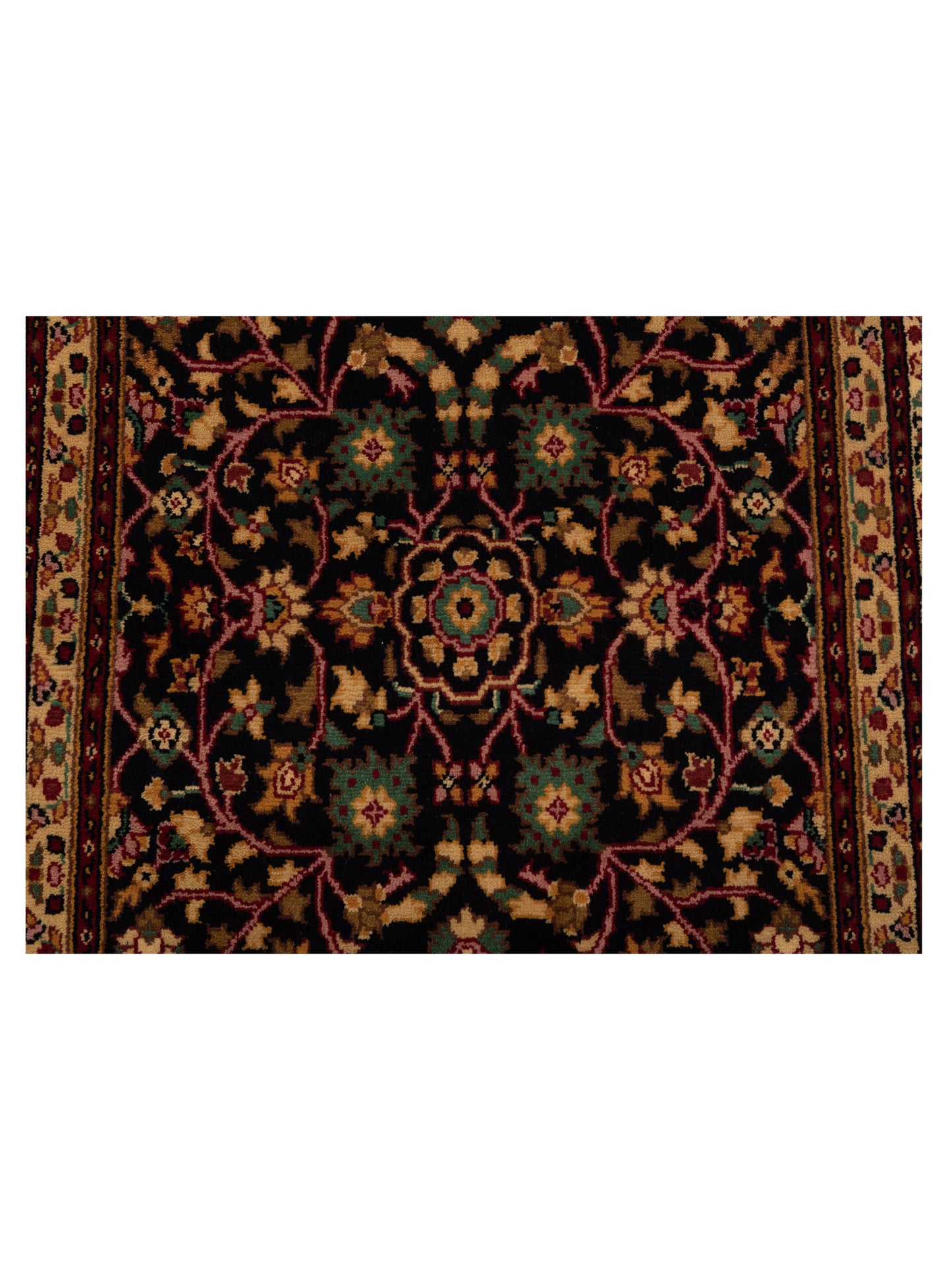 Sivas 129483 Black Red 4x6.1 Hand Knotted Rug