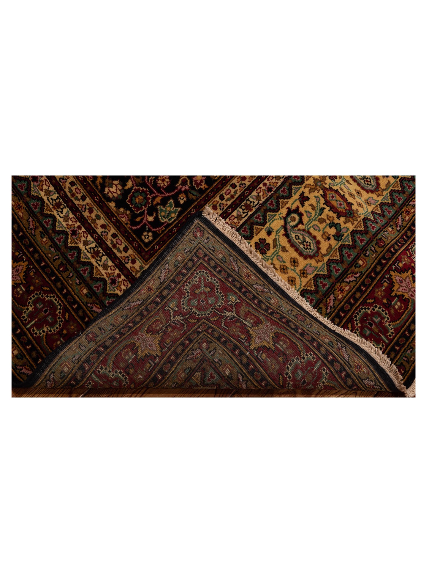 Sivas 129483 Black Red 4x6.1 Hand Knotted Rug