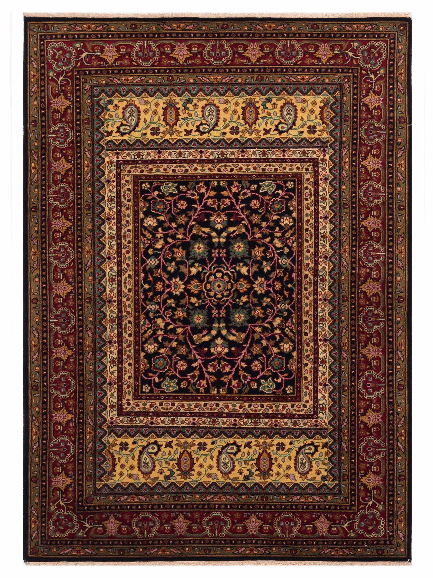 Rajpur Sivas Black Red Traditional