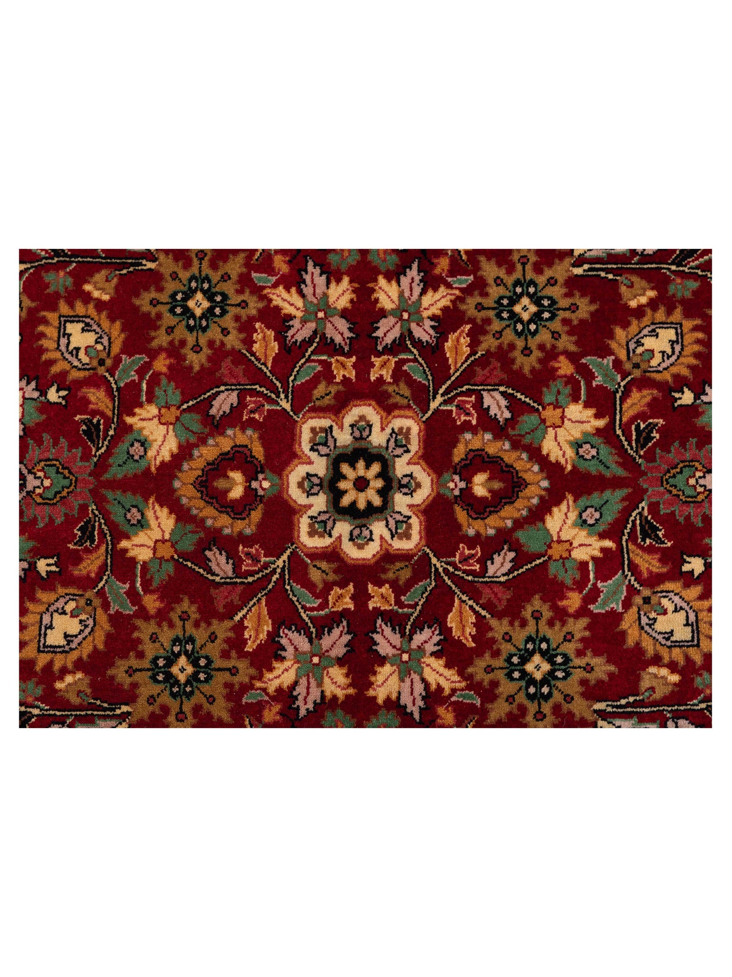 Sivas 129496 Red Ivory 9.1x12.4 Hand Knotted Rug