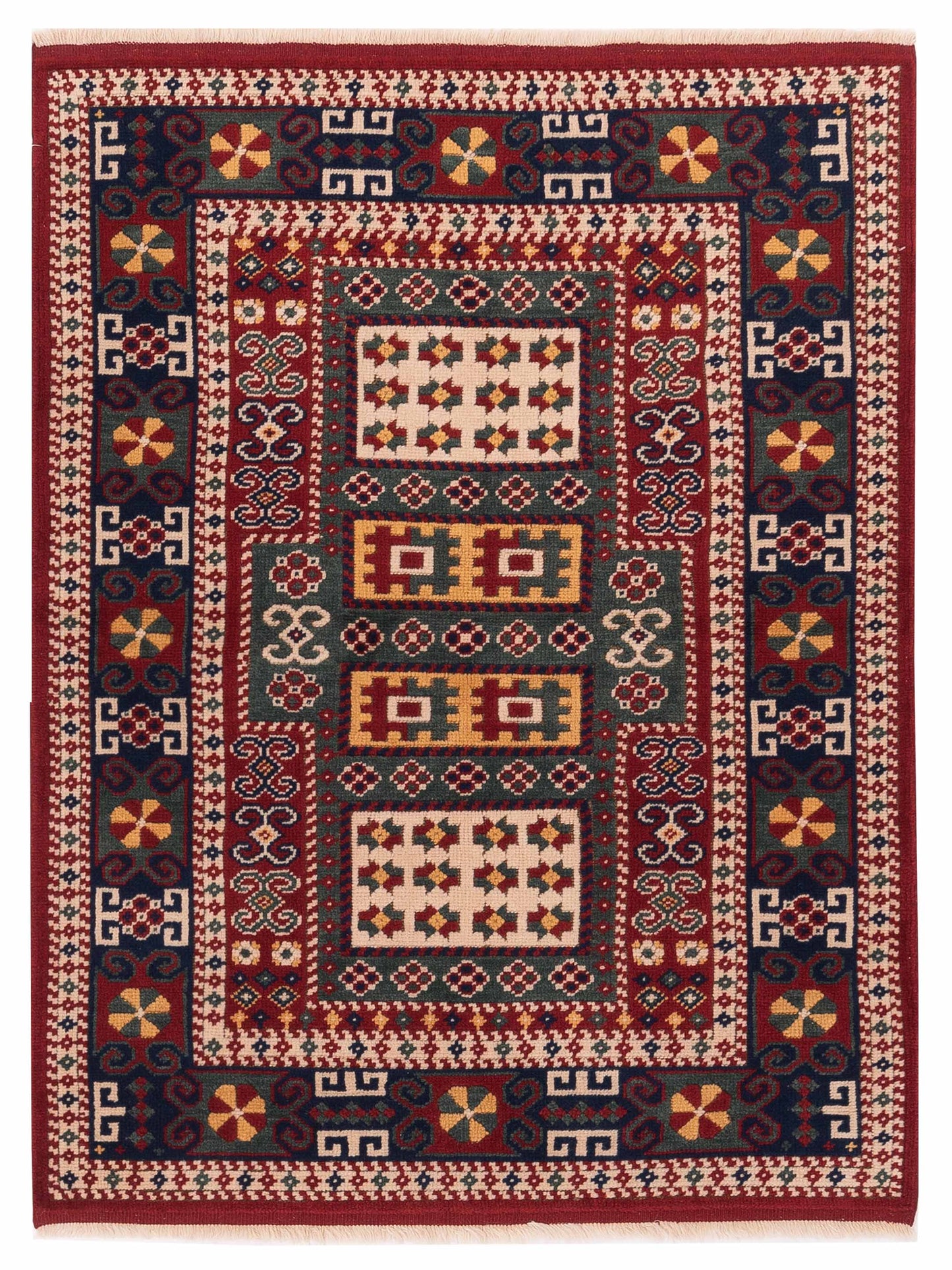 Pasha Turkish Shirwan Red Navy Traditional