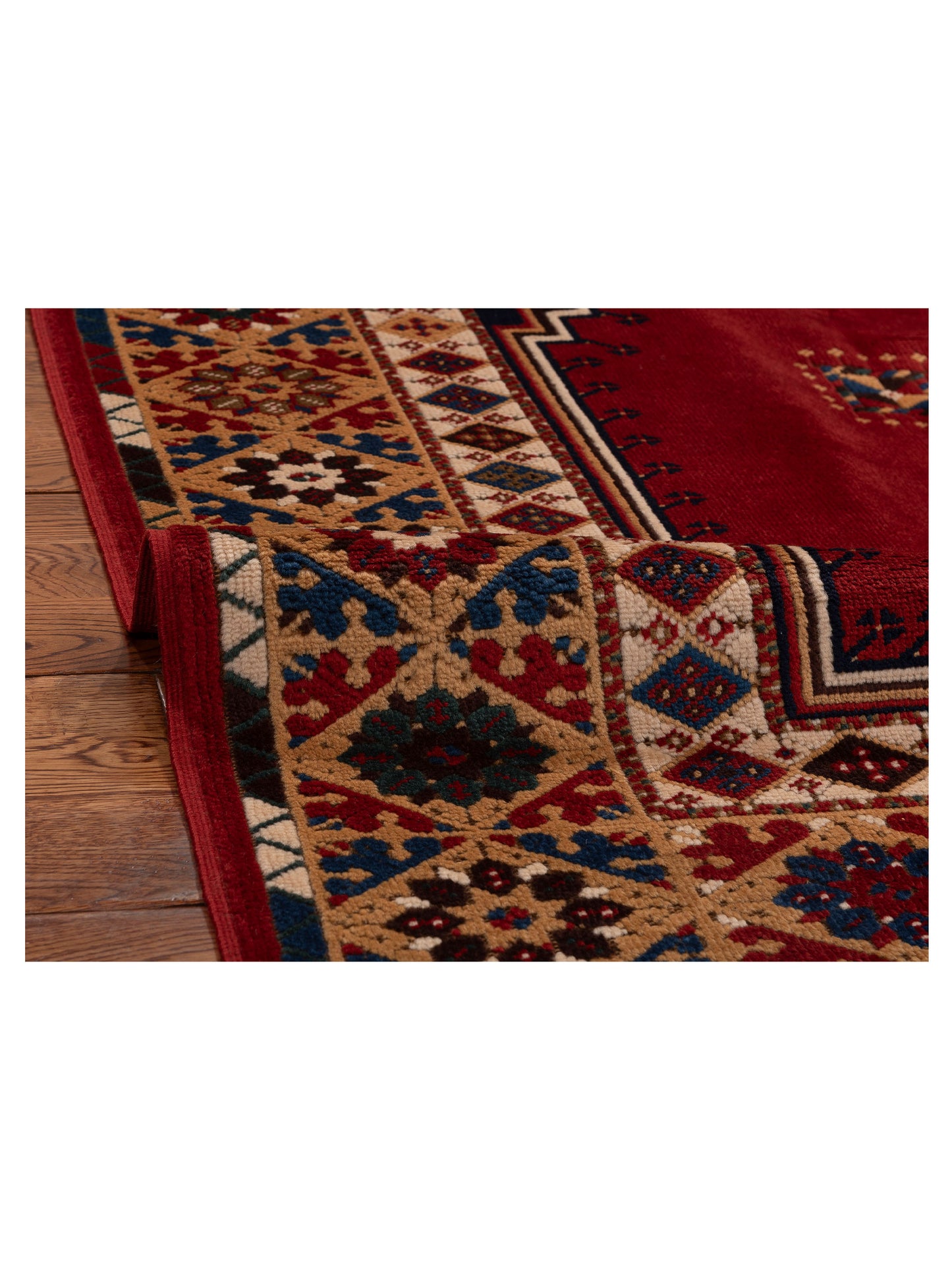 Turkish Shirwan 129657 Multi 3.11x5.10 Hand Knotted Rug