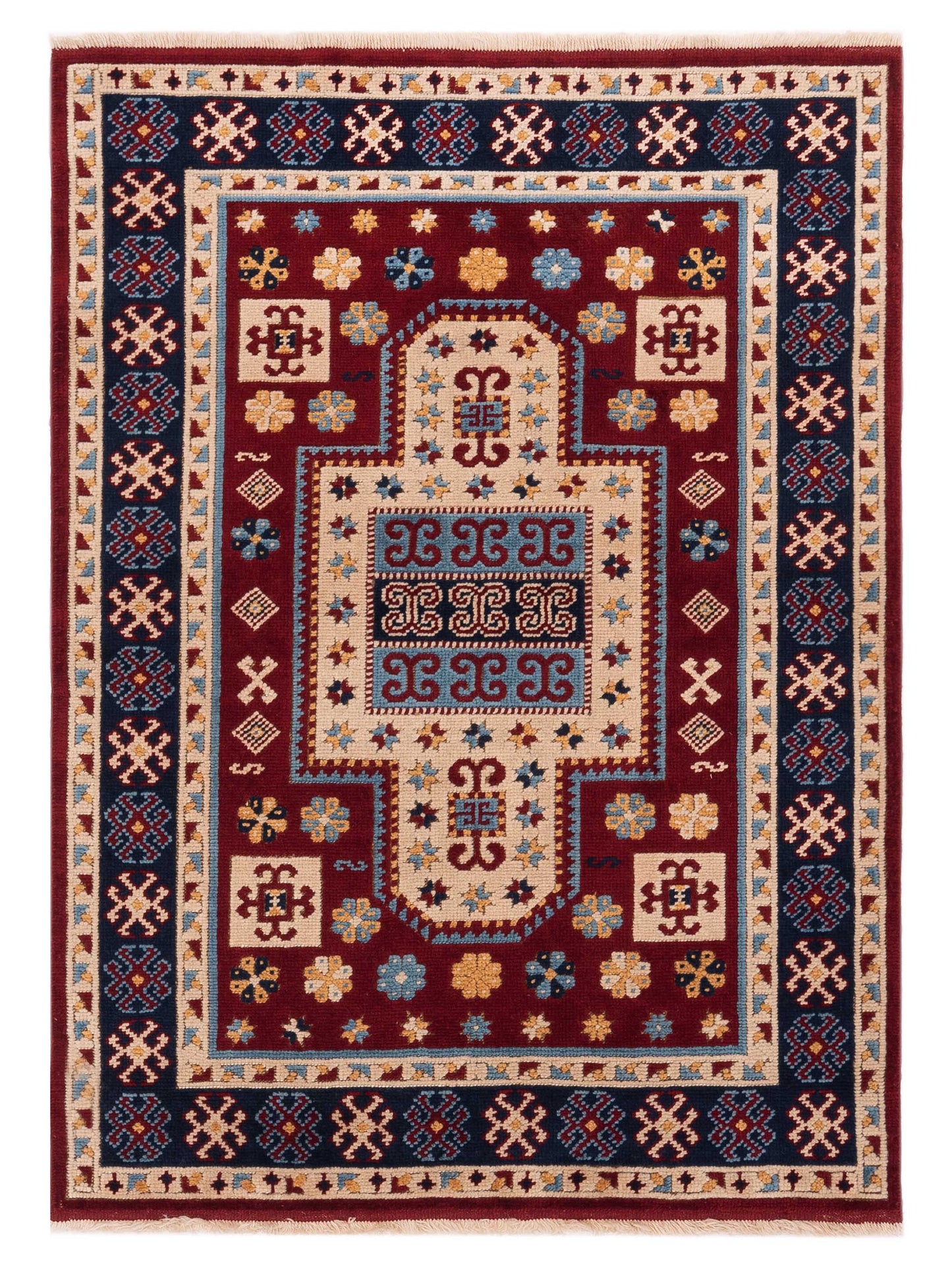 Pasha Turkish Shirwan Red Navy Traditional