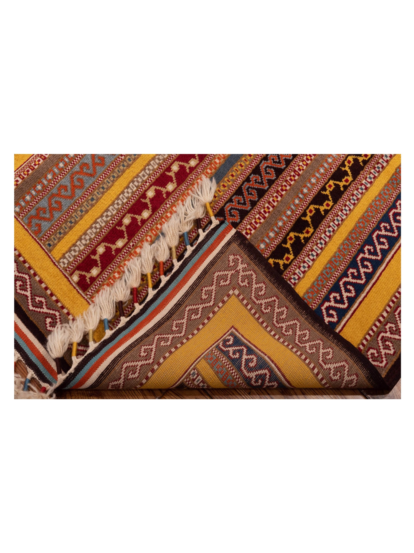 Turkish Shirwan 129739 Multi 3x4.7 Hand Knotted Rug