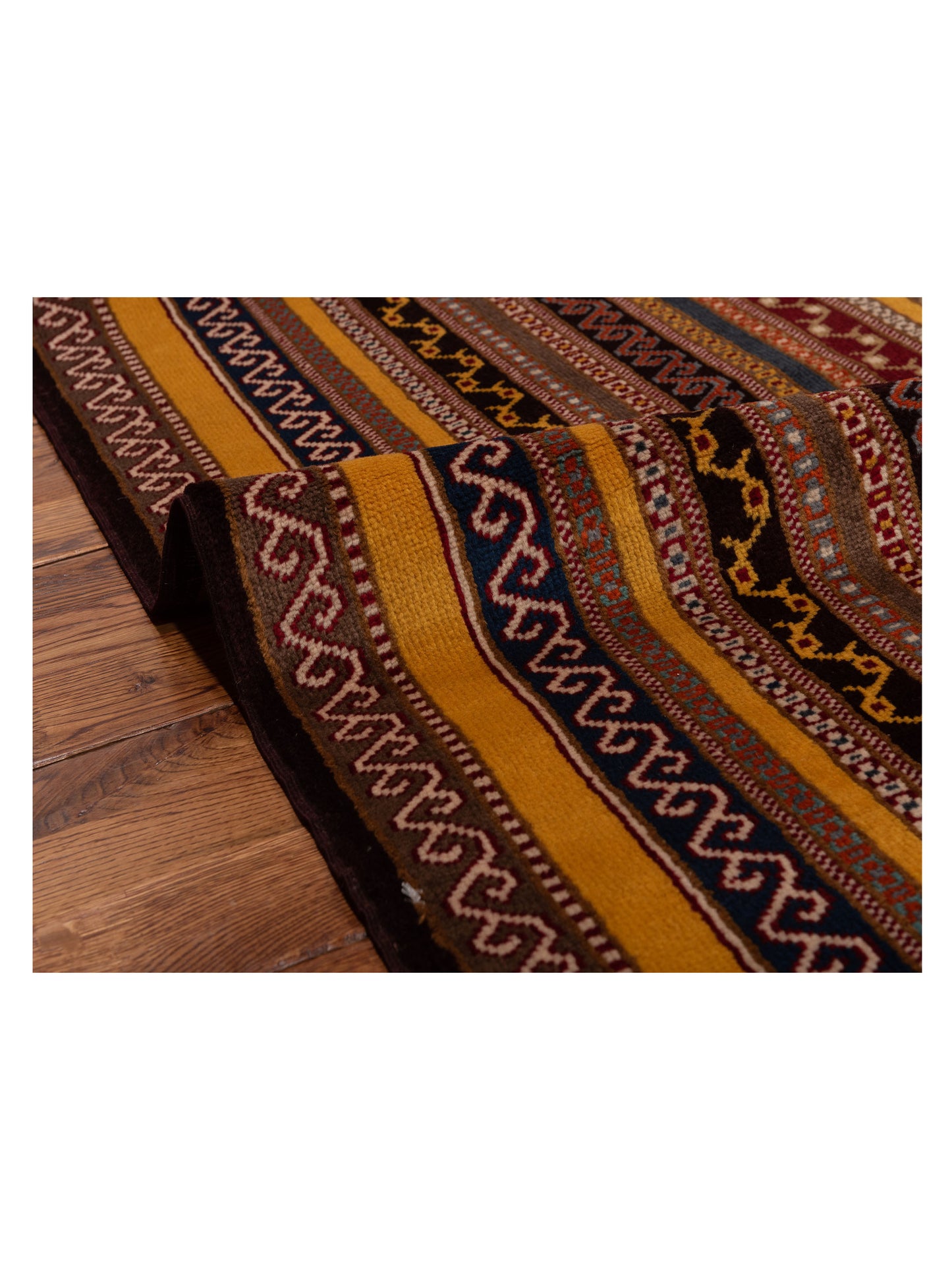 Turkish Shirwan 129739 Multi 3x4.7 Hand Knotted Rug