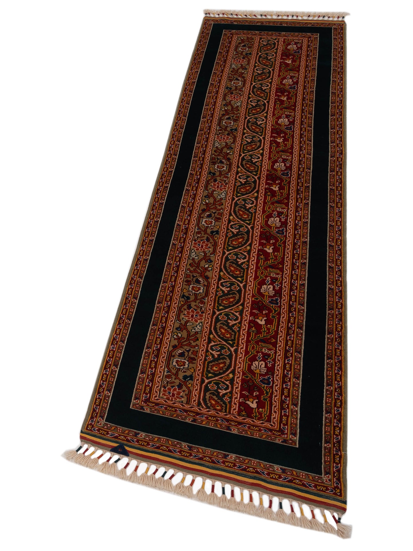 Turkish Shirwan 129746 Multi 2.10x10.2 Hand Knotted Rug