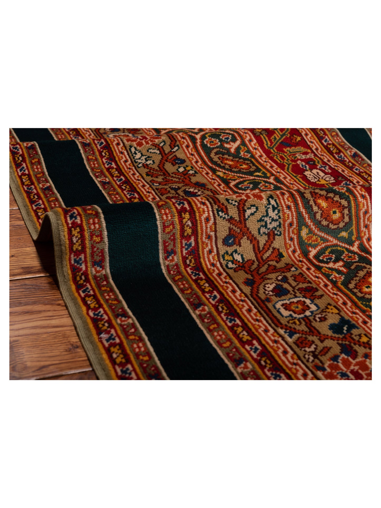 Turkish Shirwan 129746 Multi 2.10x10.2 Hand Knotted Rug