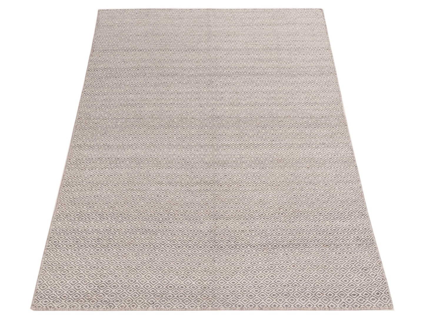Kilim Modern 129815 Gray 5x8 Hand Woven Rug