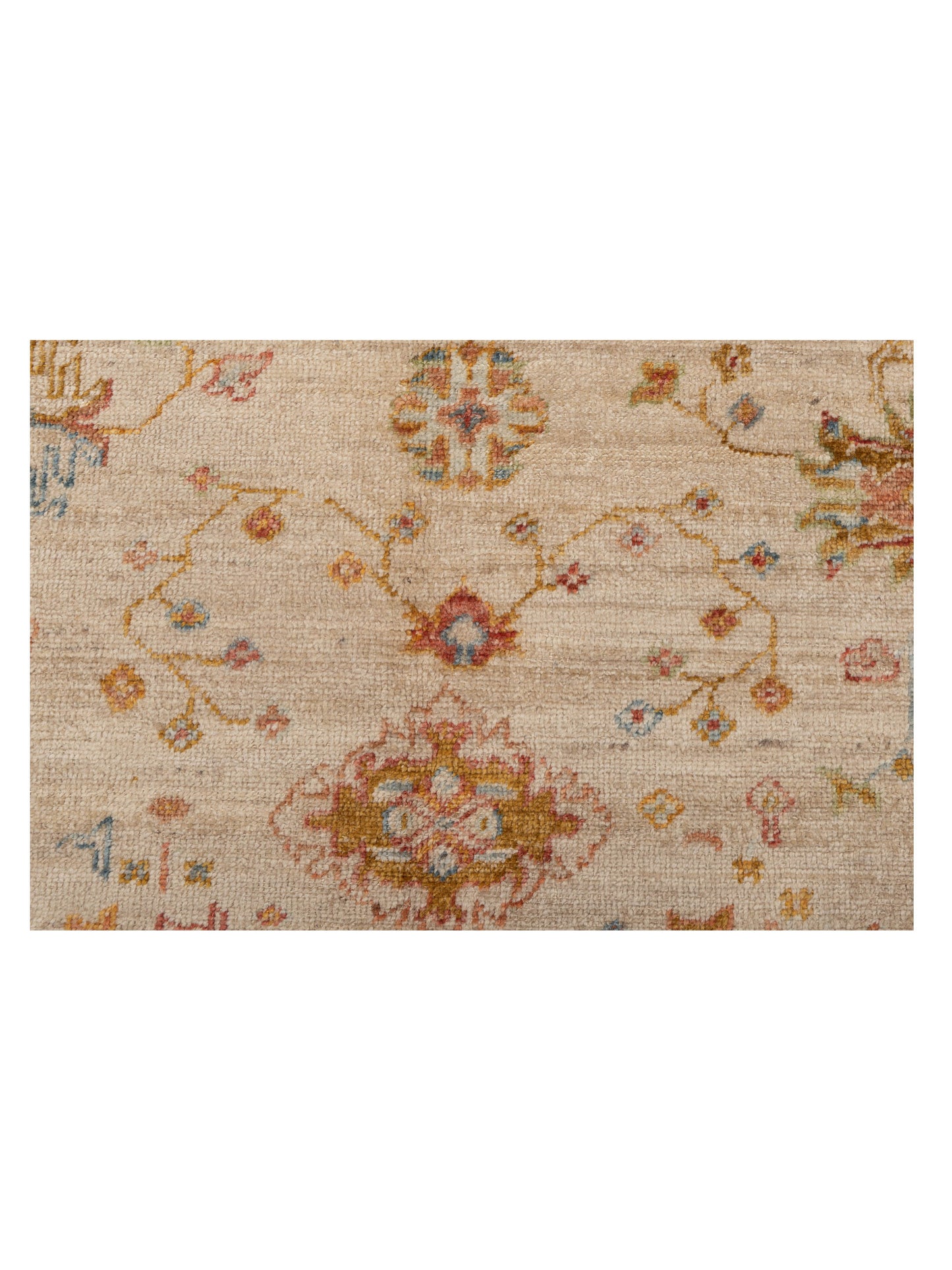 Angora Oushak 129868 Ivory Ivory 6x11.11 Hand Knotted Rug